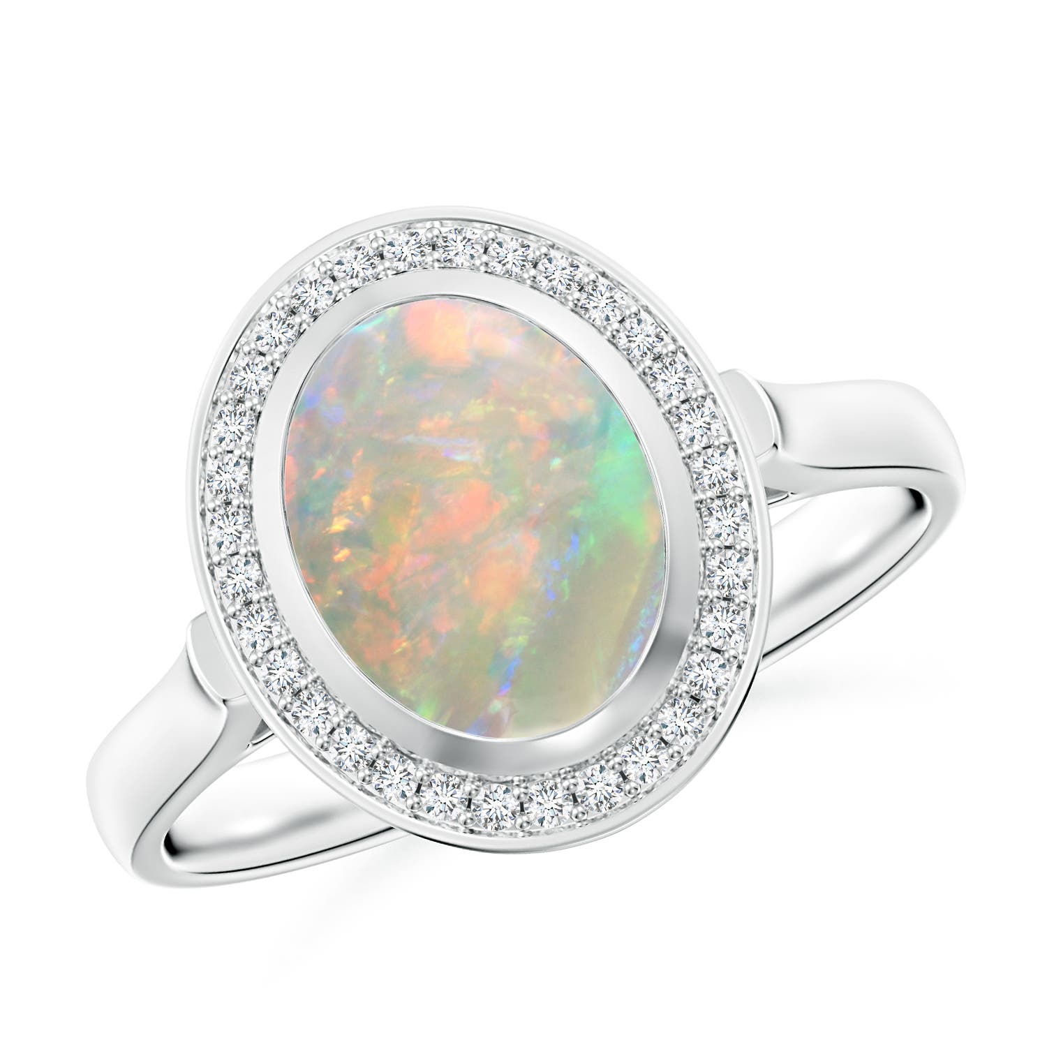 AAAA - Opal / 1.2 CT / 14 KT White Gold