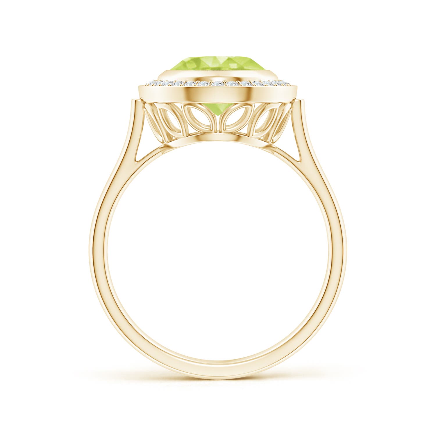 A - Peridot / 2.76 CT / 14 KT Yellow Gold