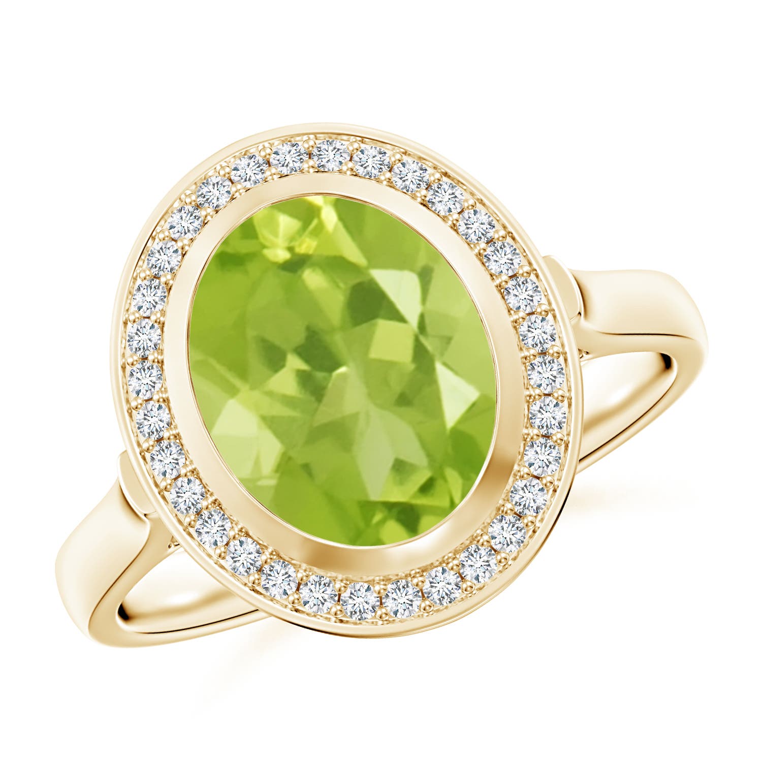 AA - Peridot / 2.76 CT / 14 KT Yellow Gold