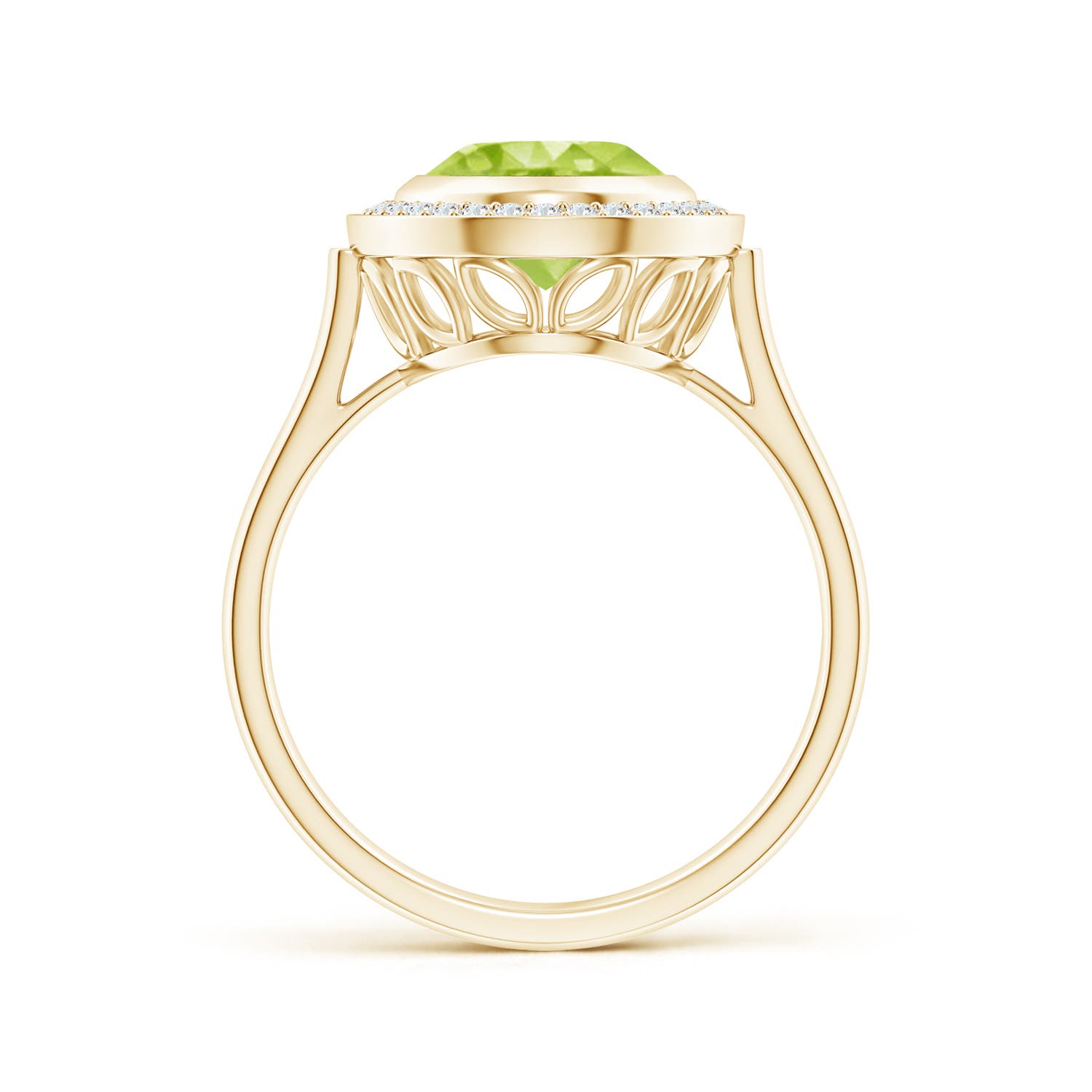 AA - Peridot / 2.76 CT / 14 KT Yellow Gold