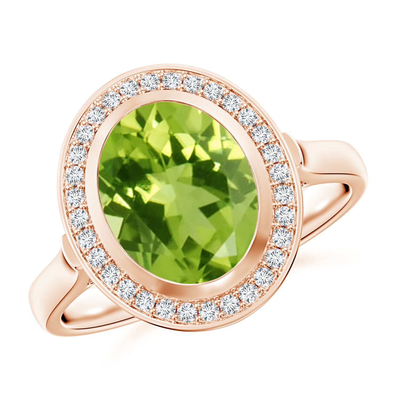 AAA - Peridot / 2.76 CT / 14 KT Rose Gold