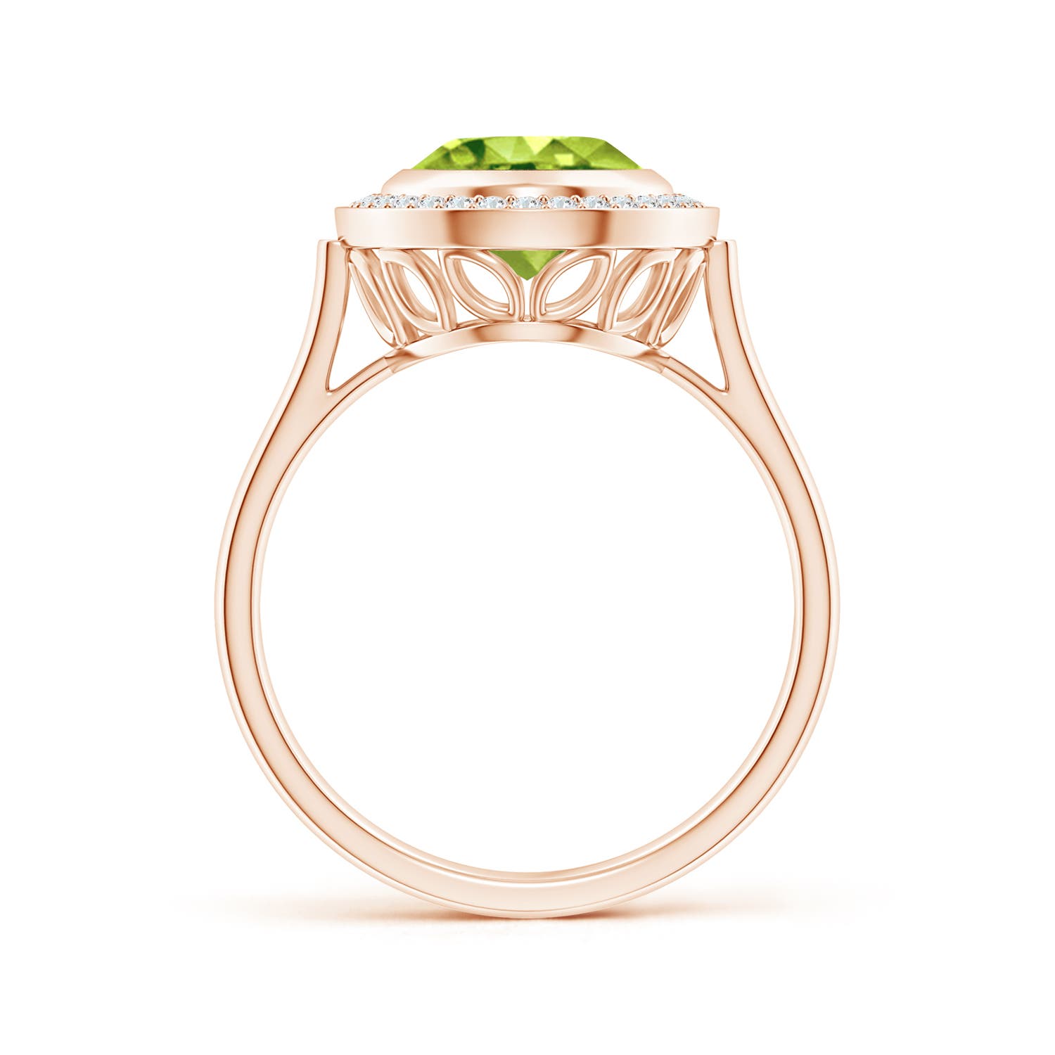 AAA - Peridot / 2.76 CT / 14 KT Rose Gold