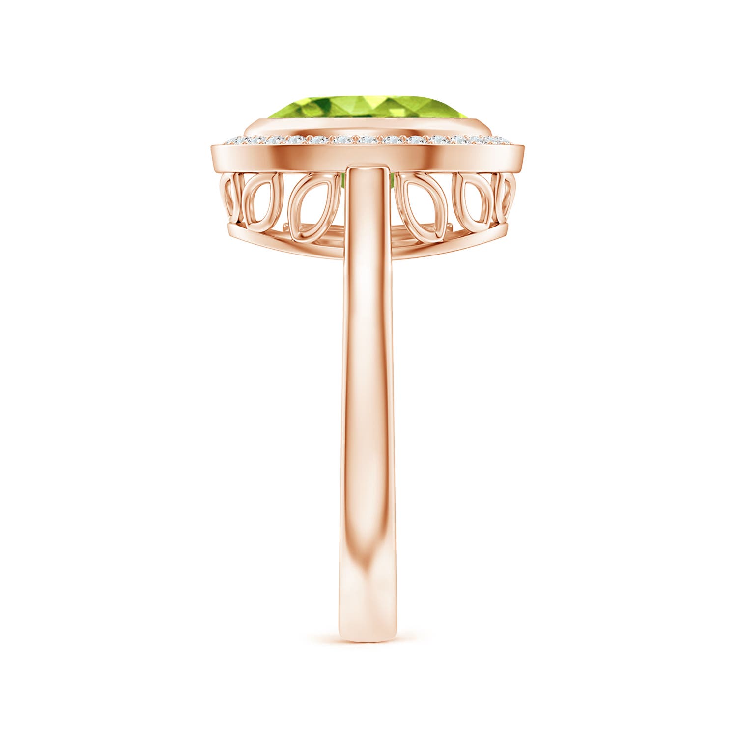 AAA - Peridot / 2.76 CT / 14 KT Rose Gold