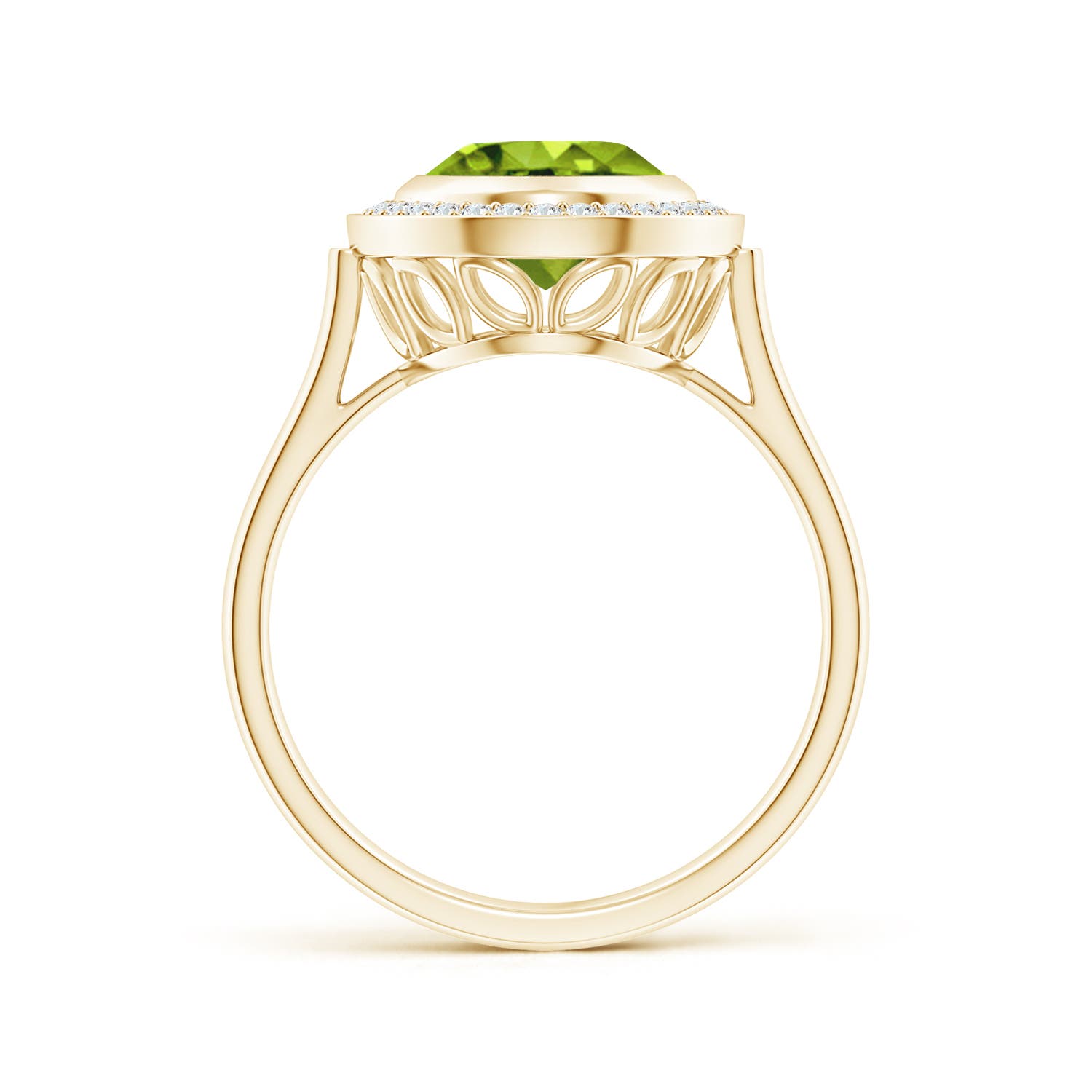 AAAA - Peridot / 2.76 CT / 14 KT Yellow Gold