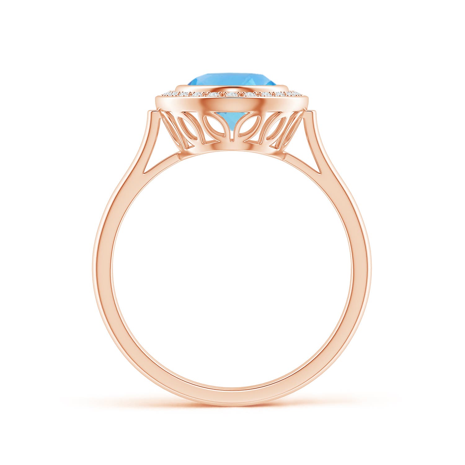 AA - Swiss Blue Topaz / 2.35 CT / 14 KT Rose Gold