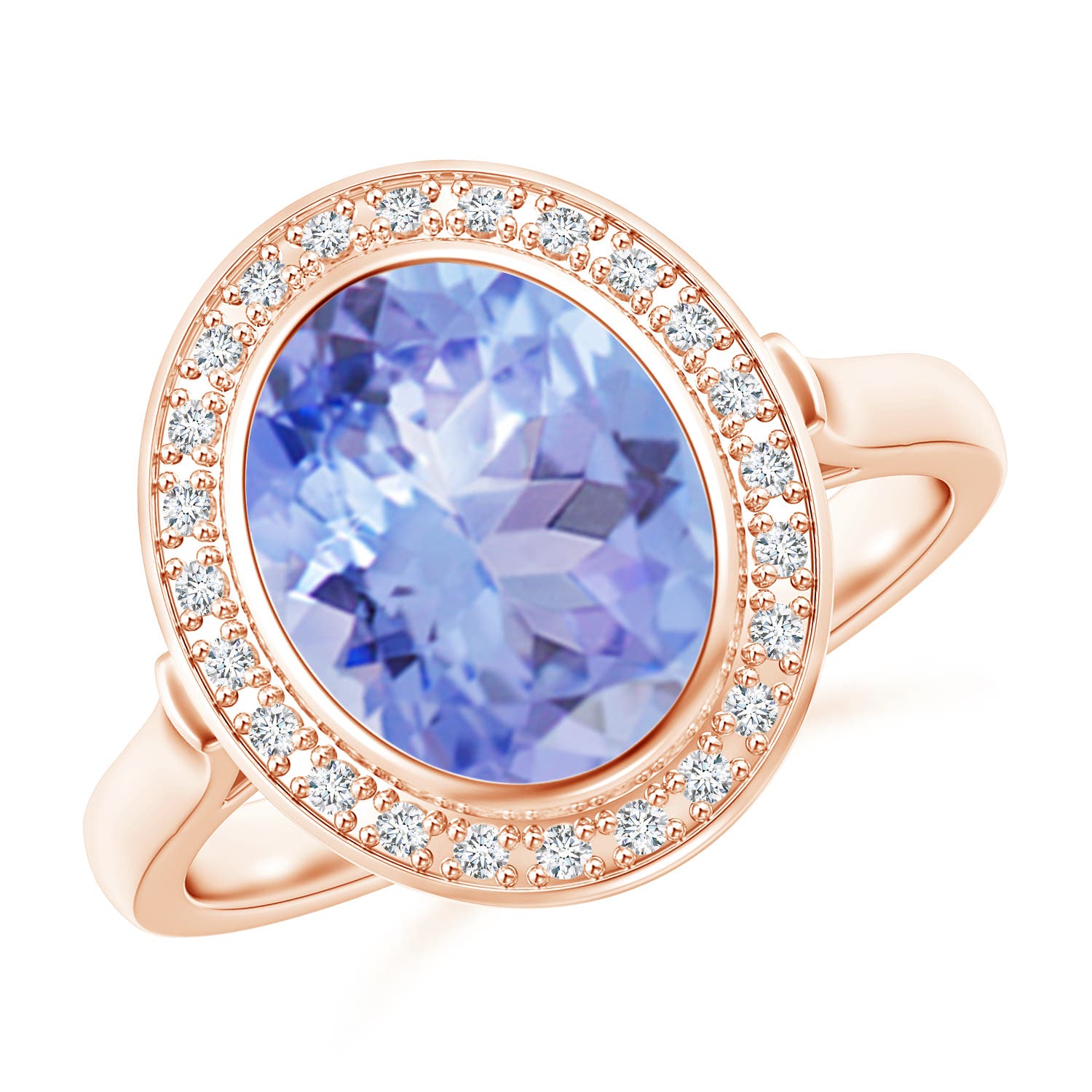 A - Tanzanite / 3.06 CT / 14 KT Rose Gold