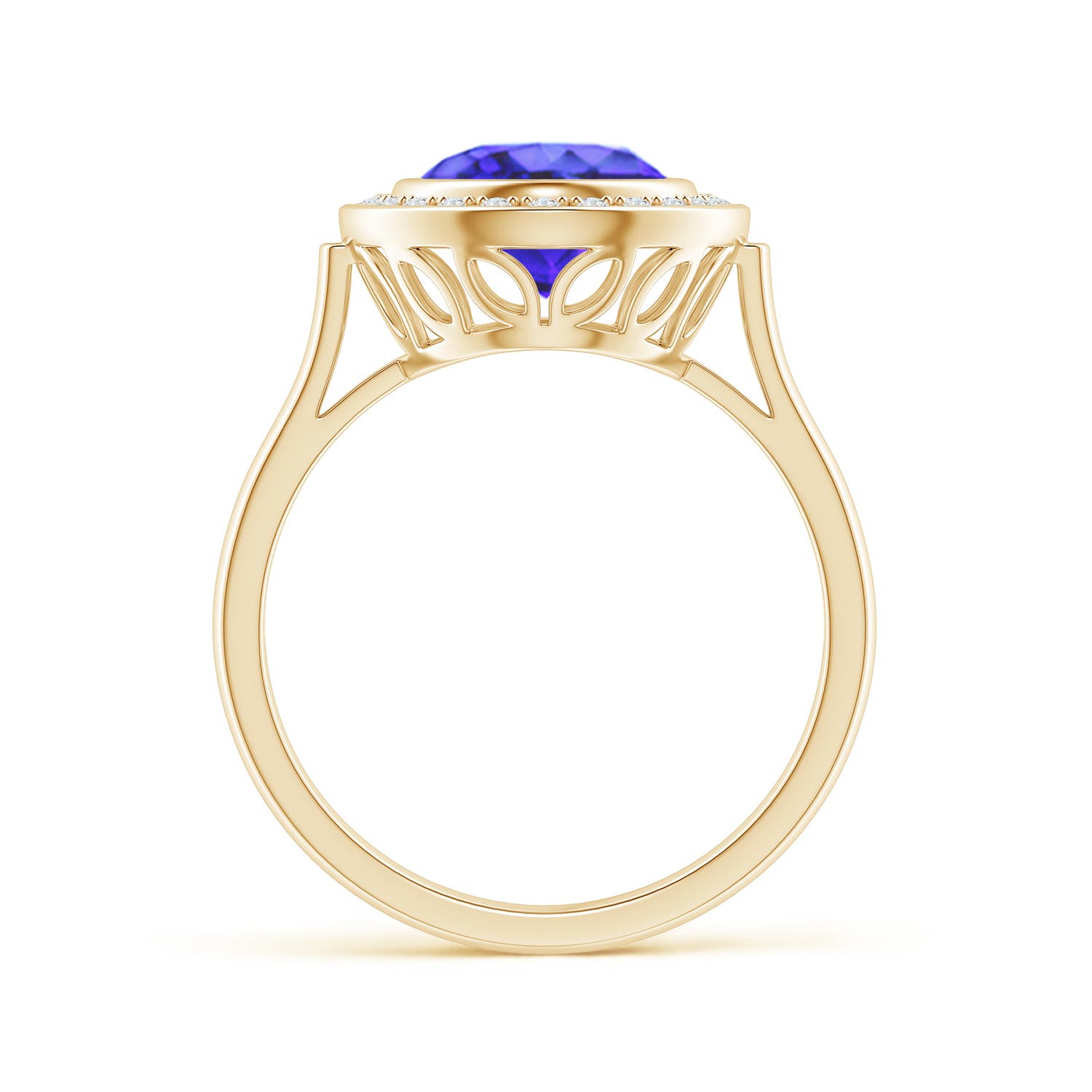 AA - Tanzanite / 3.06 CT / 14 KT Yellow Gold