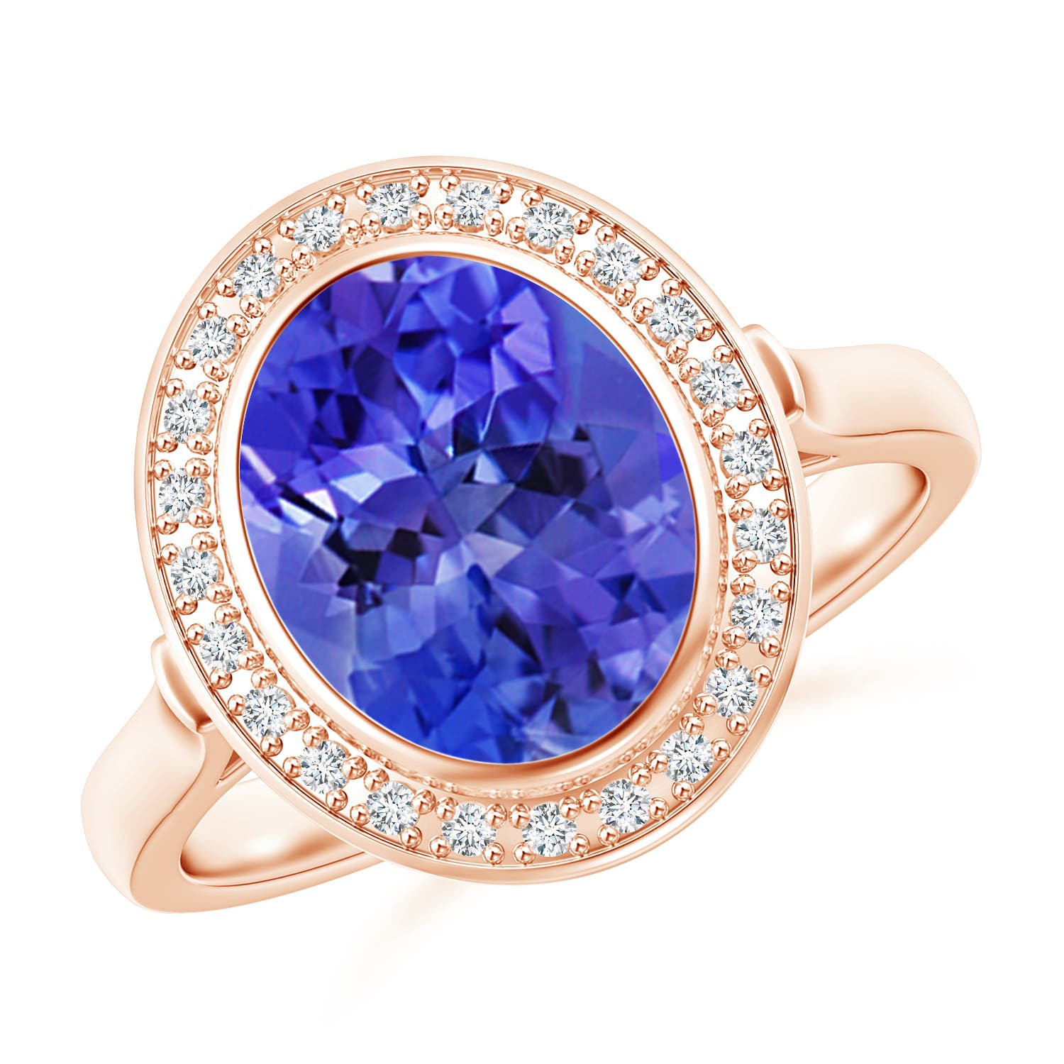 AAA - Tanzanite / 3.06 CT / 14 KT Rose Gold