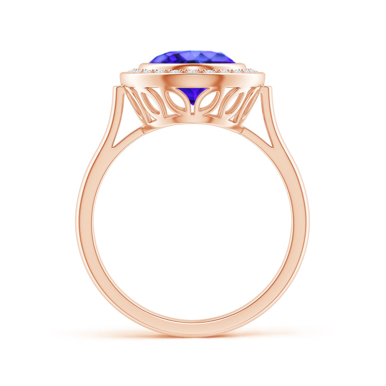 AAA - Tanzanite / 3.06 CT / 14 KT Rose Gold