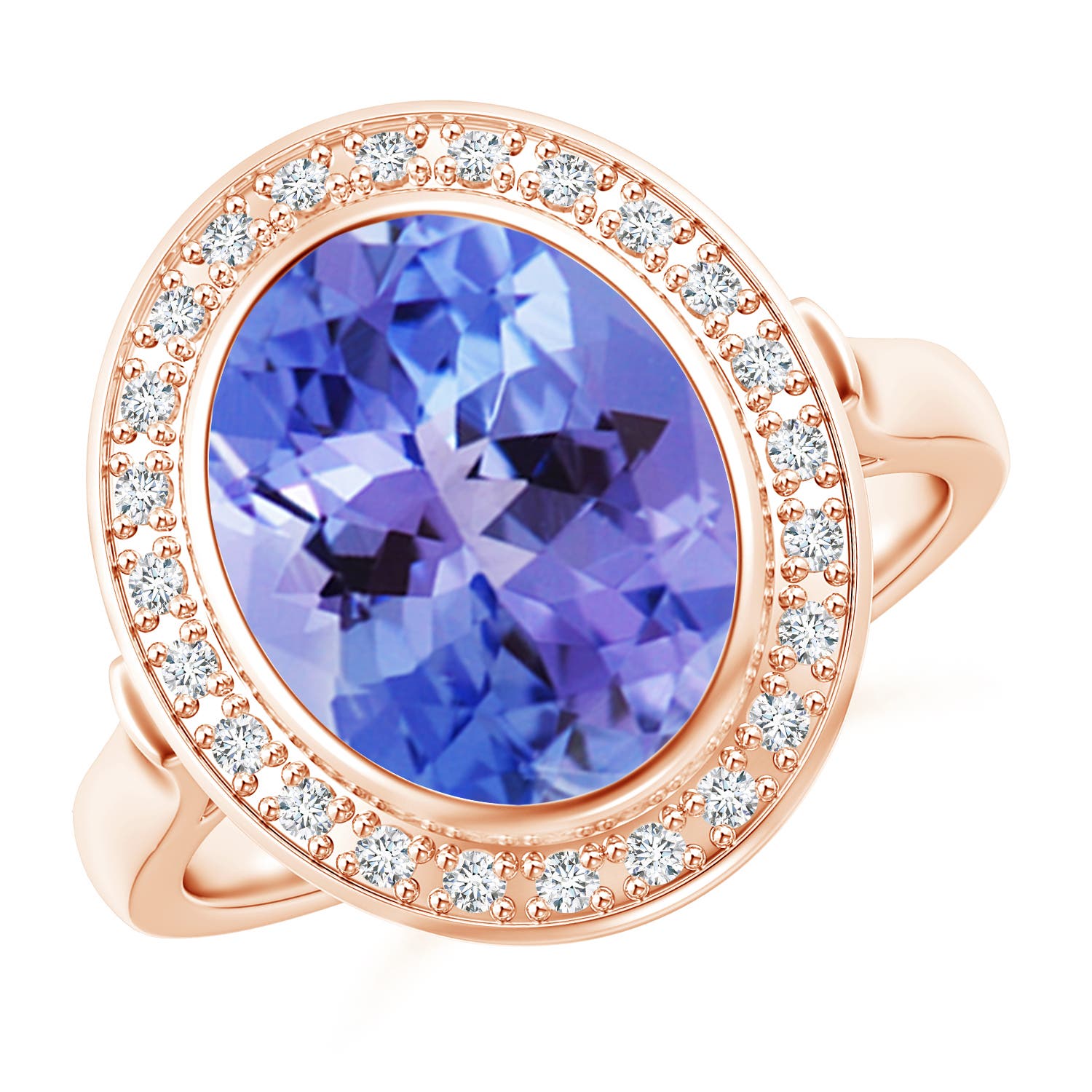 AA - Tanzanite / 3.69 CT / 14 KT Rose Gold