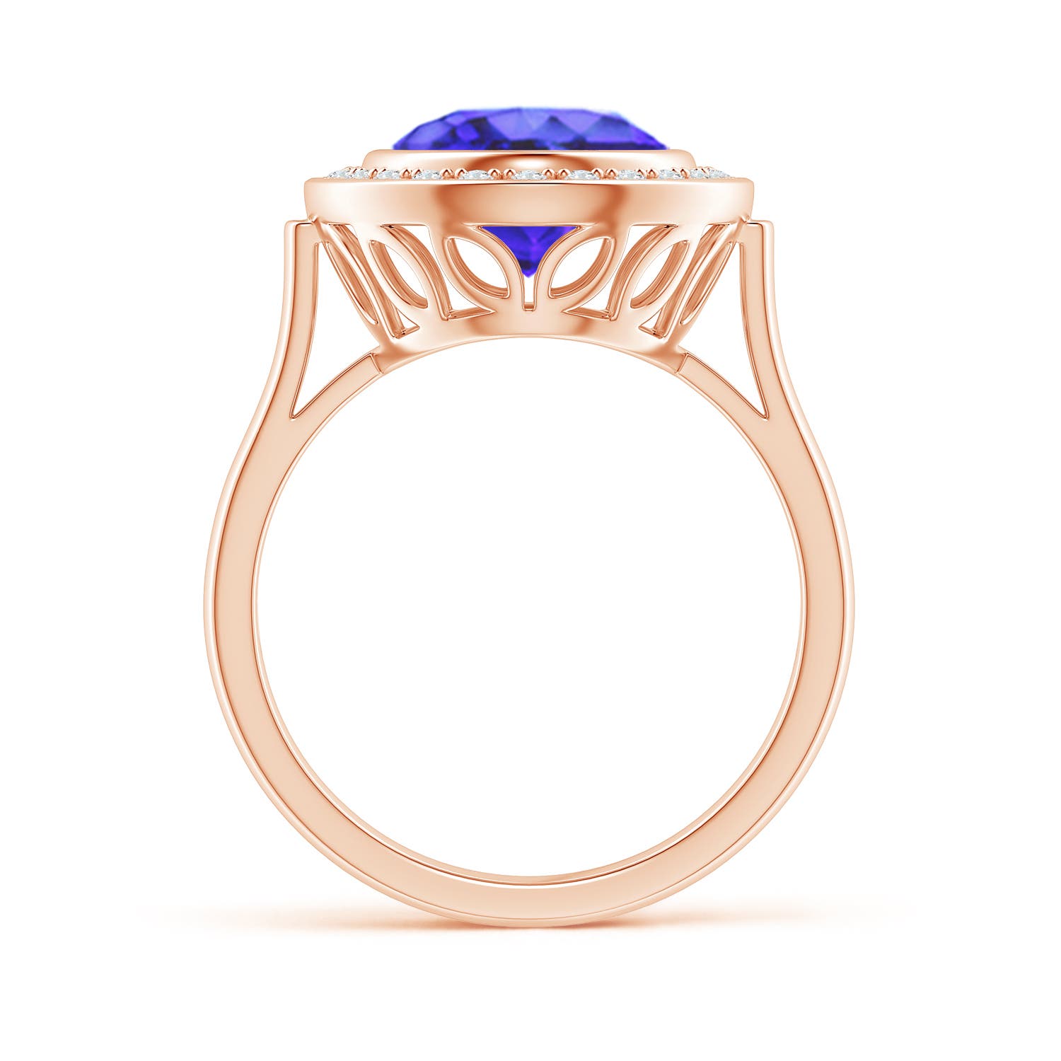 AA - Tanzanite / 3.69 CT / 14 KT Rose Gold