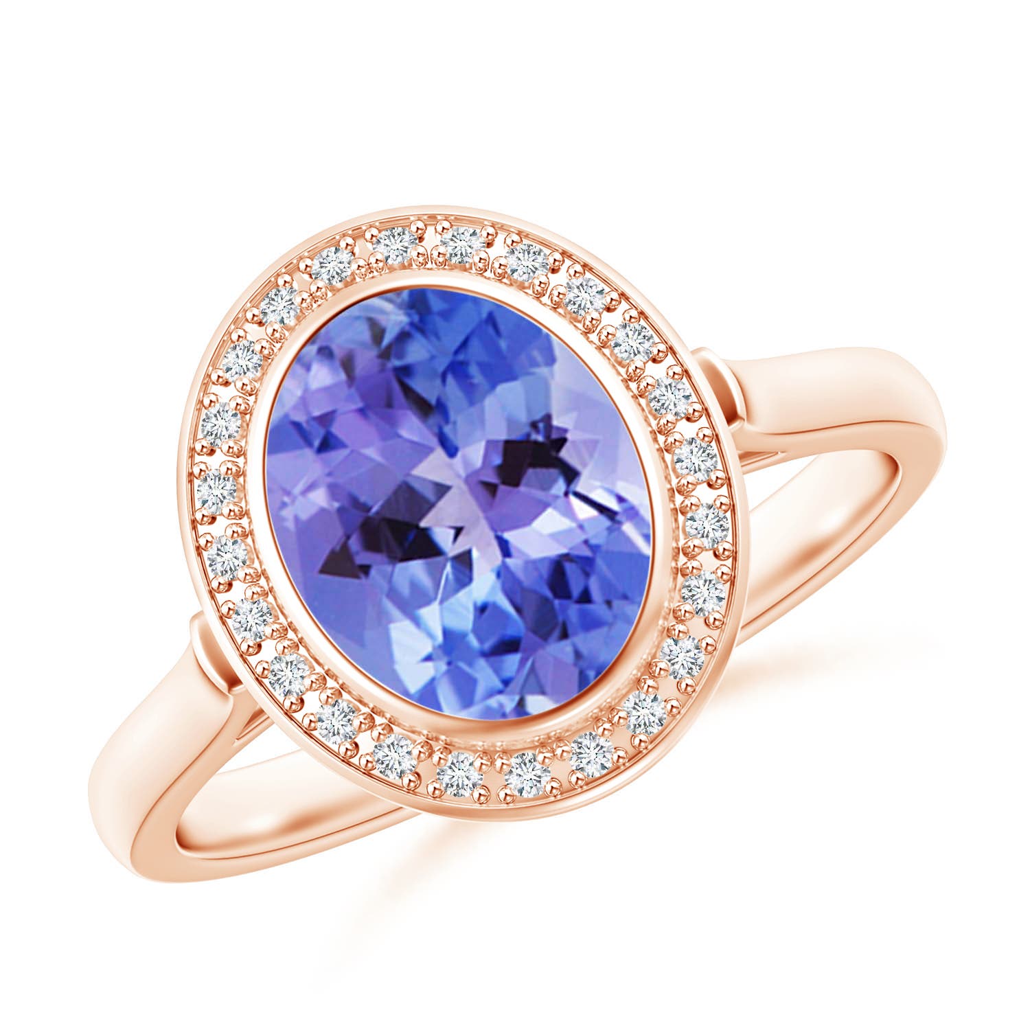 AA - Tanzanite / 2 CT / 14 KT Rose Gold