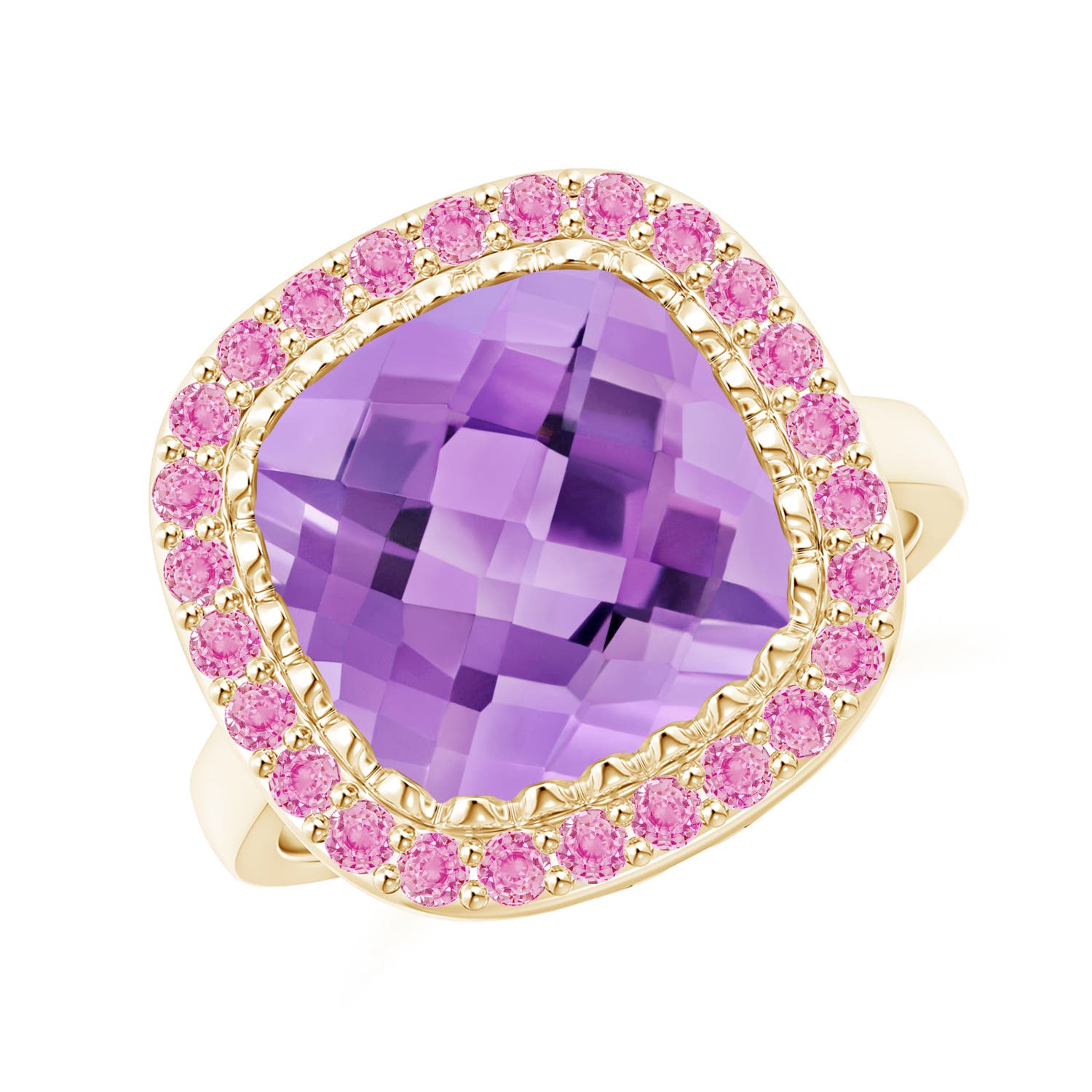 A - Amethyst / 5.4 CT / 14 KT Yellow Gold