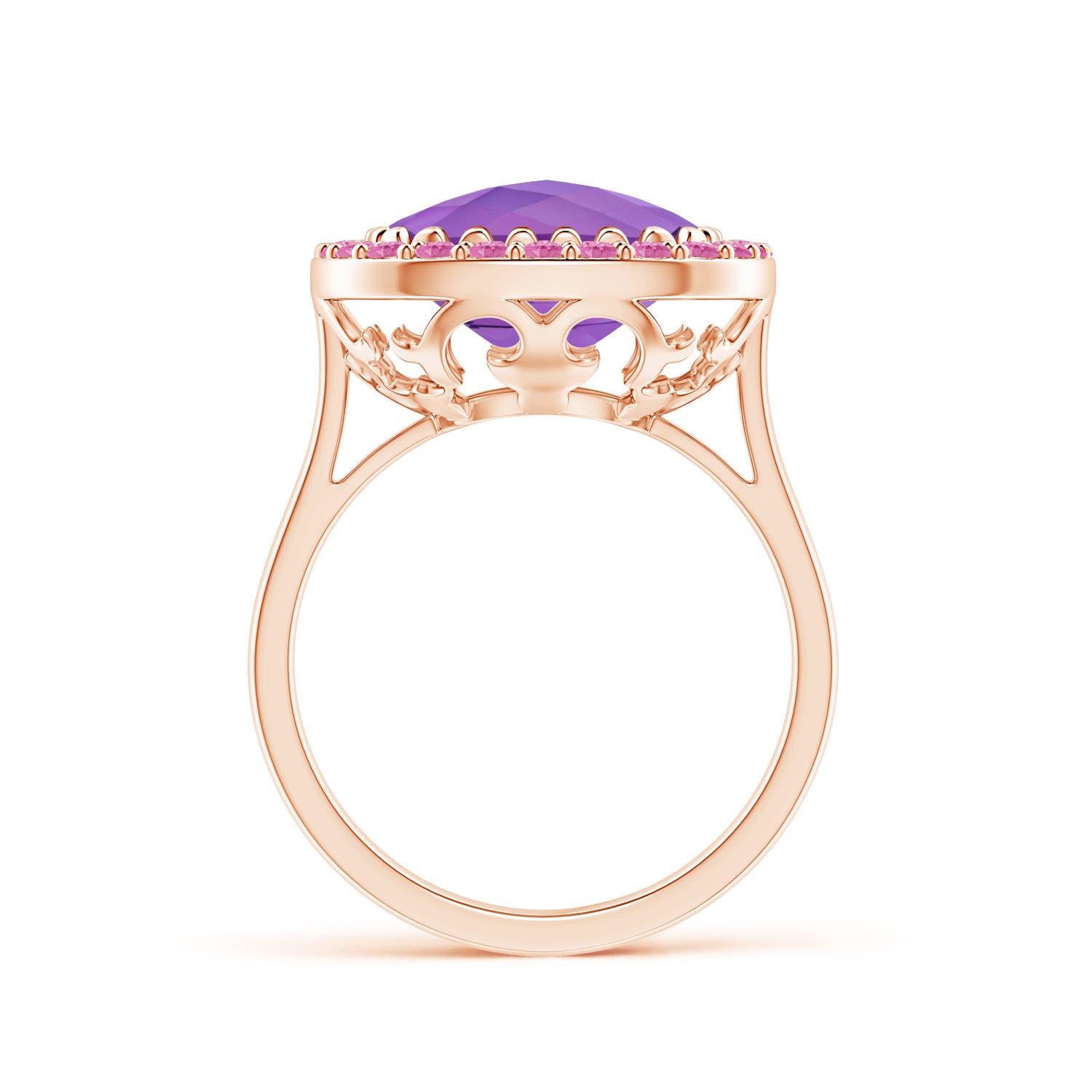 AA - Amethyst / 5.4 CT / 14 KT Rose Gold