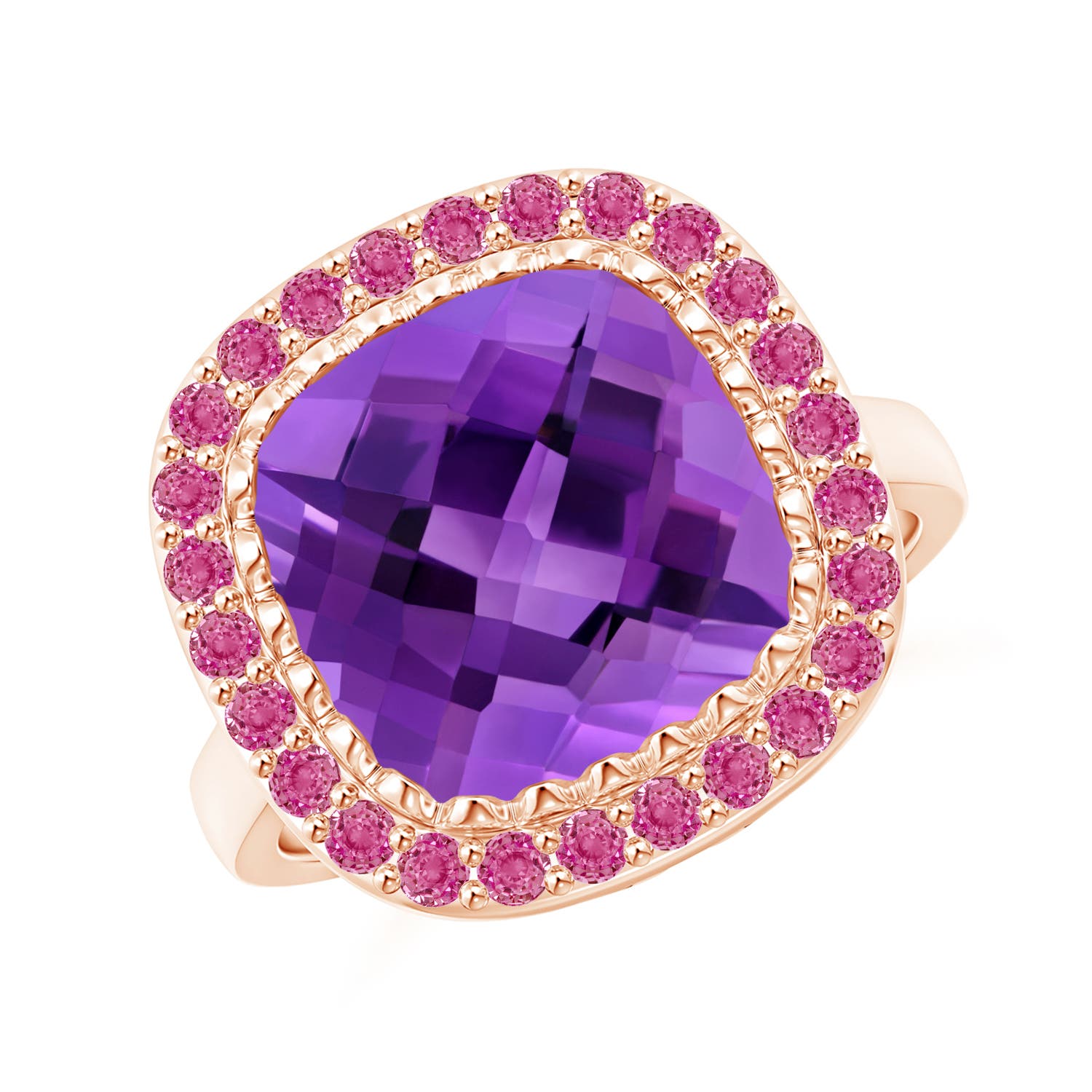 AAA - Amethyst / 5.4 CT / 14 KT Rose Gold