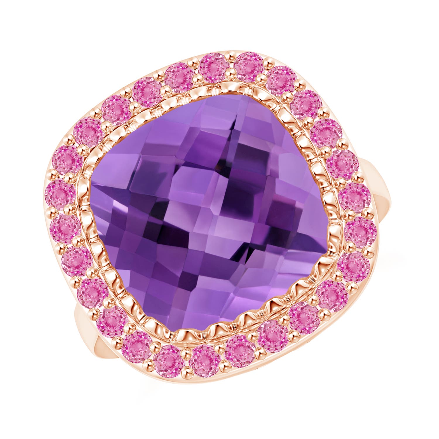 AA - Amethyst / 6.98 CT / 14 KT Rose Gold