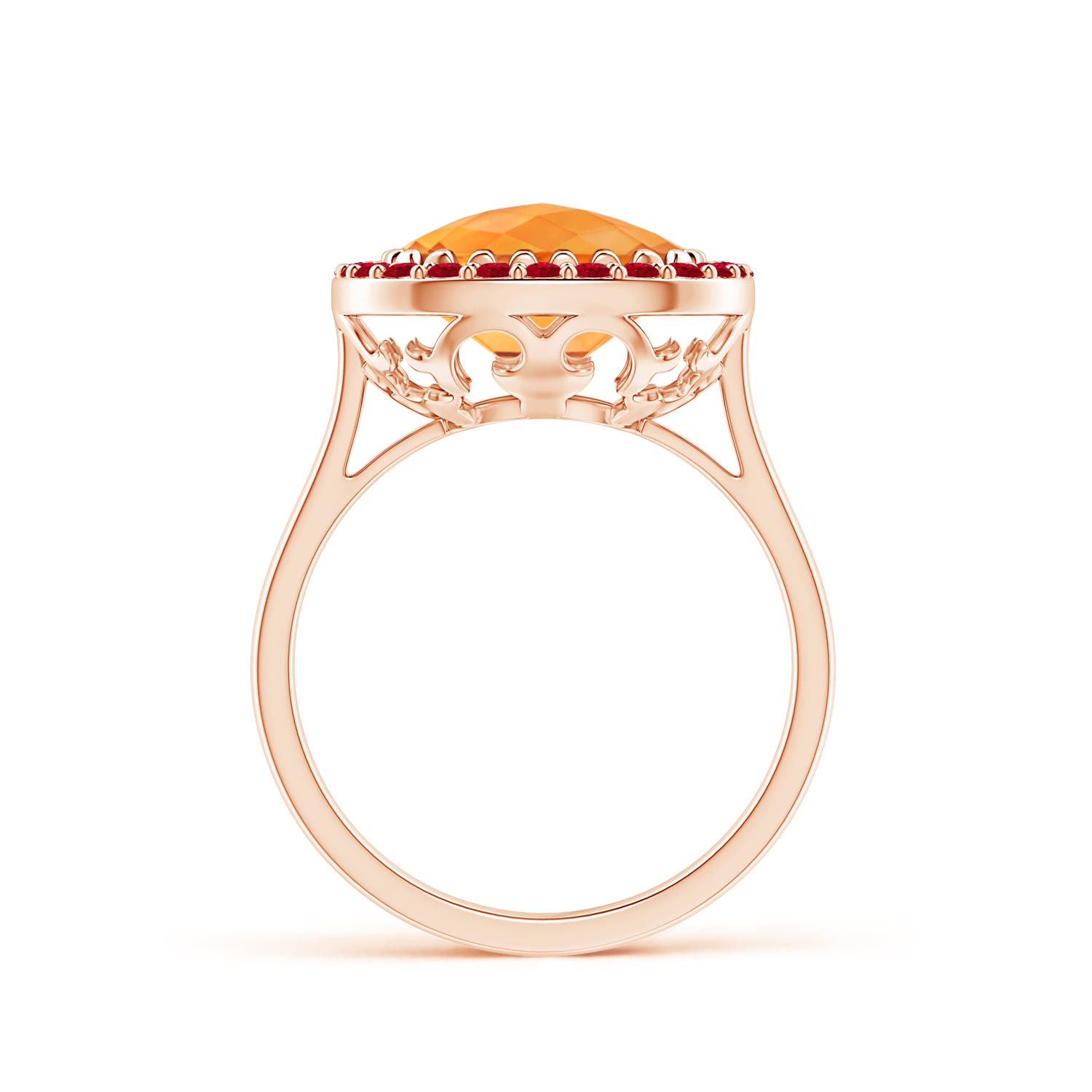 AAA - Citrine / 4.13 CT / 14 KT Rose Gold