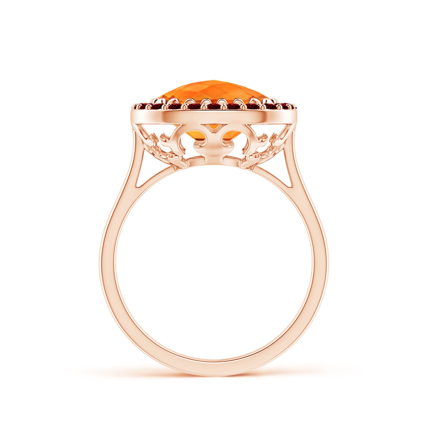 AAAA - Citrine / 4.13 CT / 14 KT Rose Gold