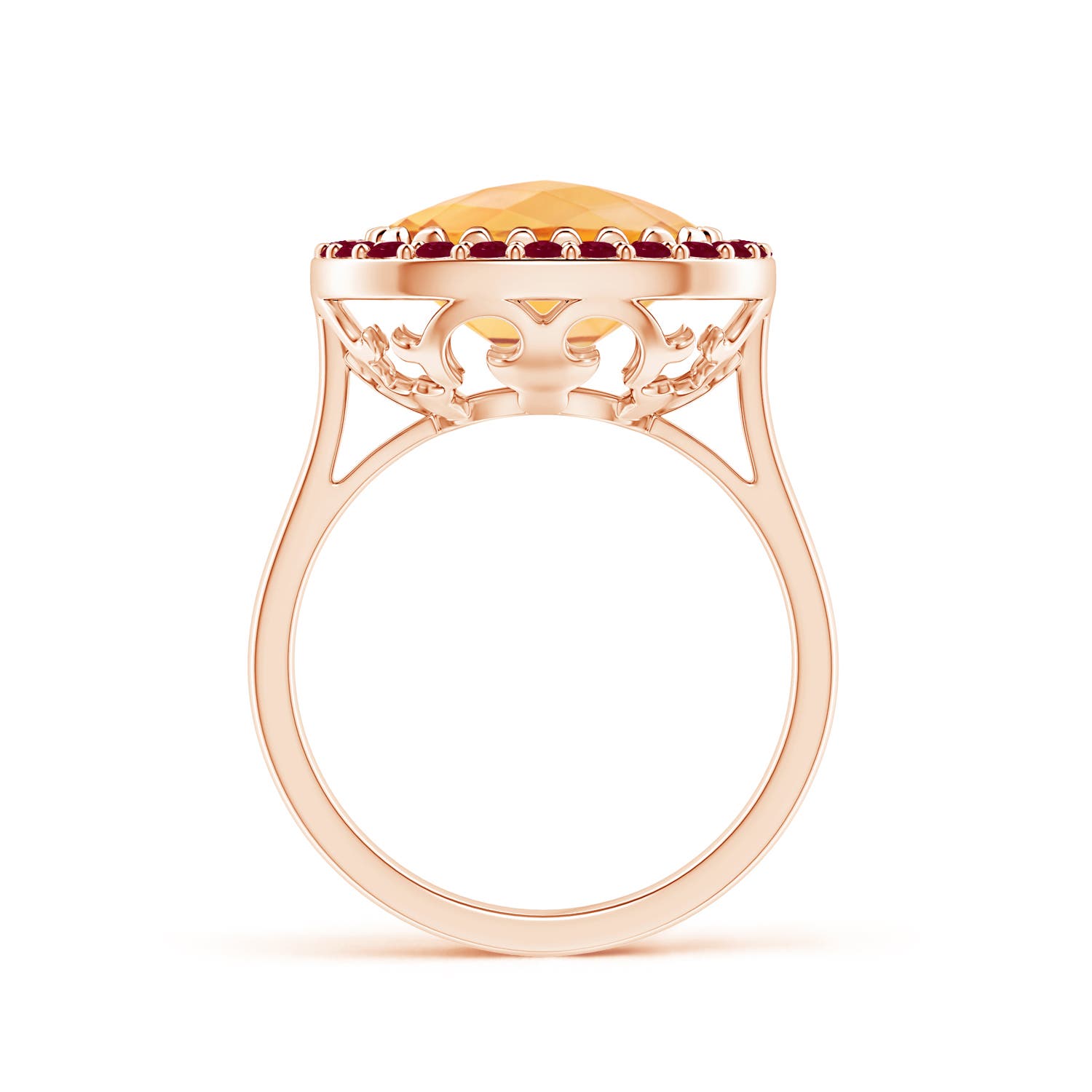 A - Citrine / 5.61 CT / 14 KT Rose Gold