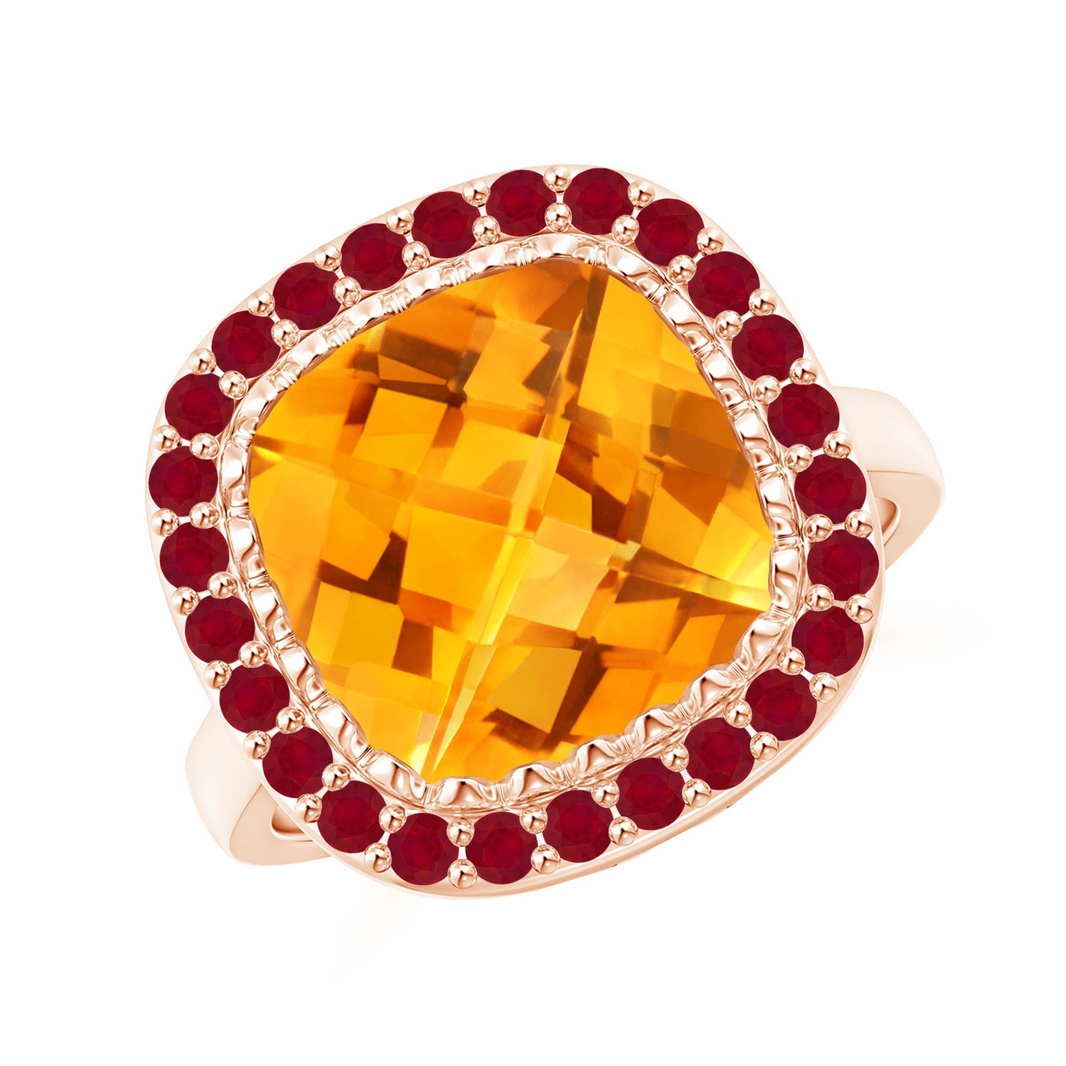 AA - Citrine / 5.61 CT / 14 KT Rose Gold