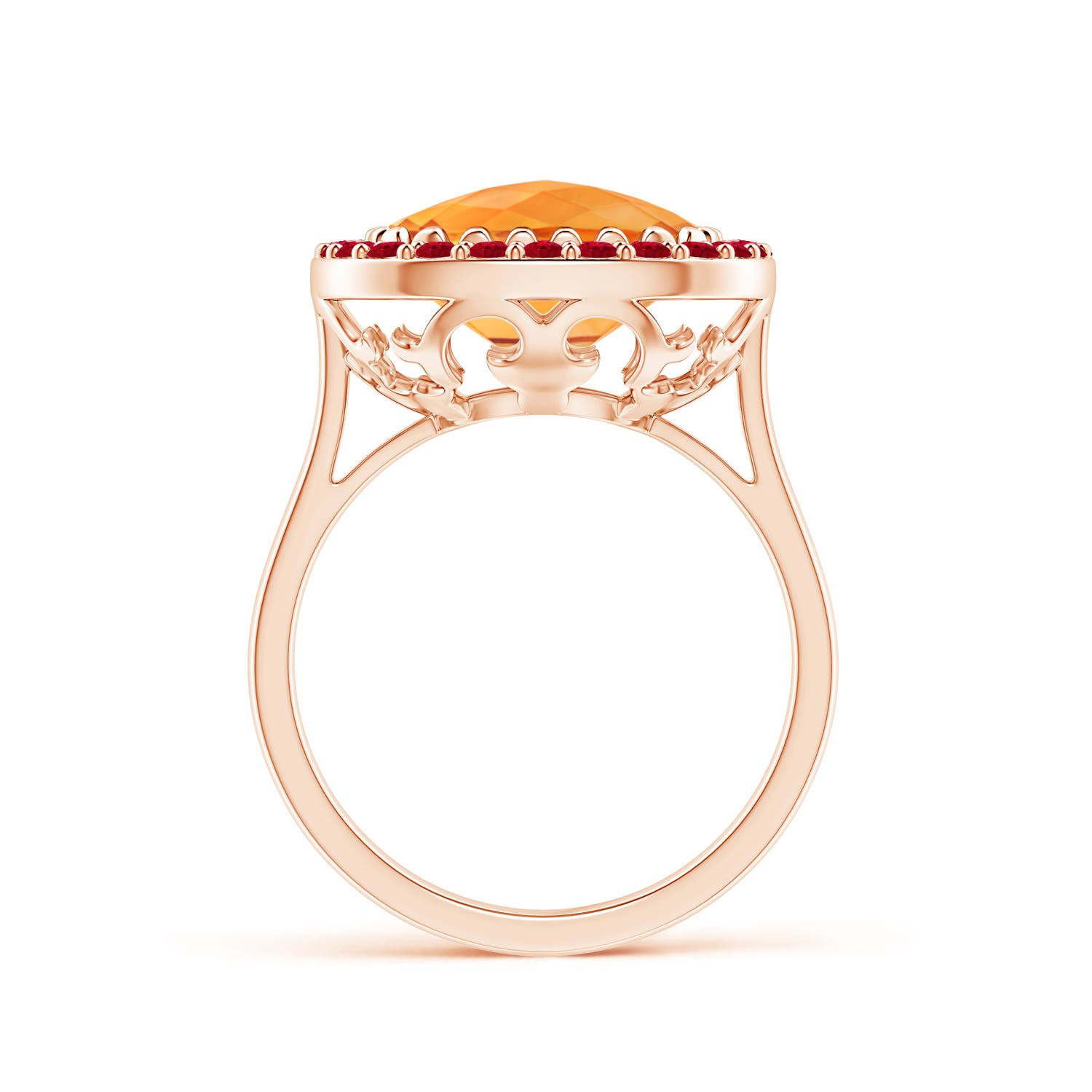 AAA - Citrine / 5.61 CT / 14 KT Rose Gold