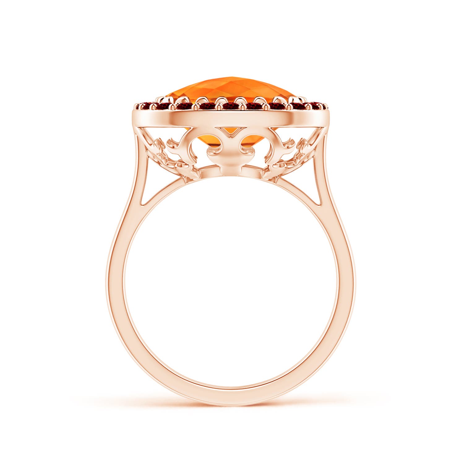 AAAA - Citrine / 5.61 CT / 14 KT Rose Gold