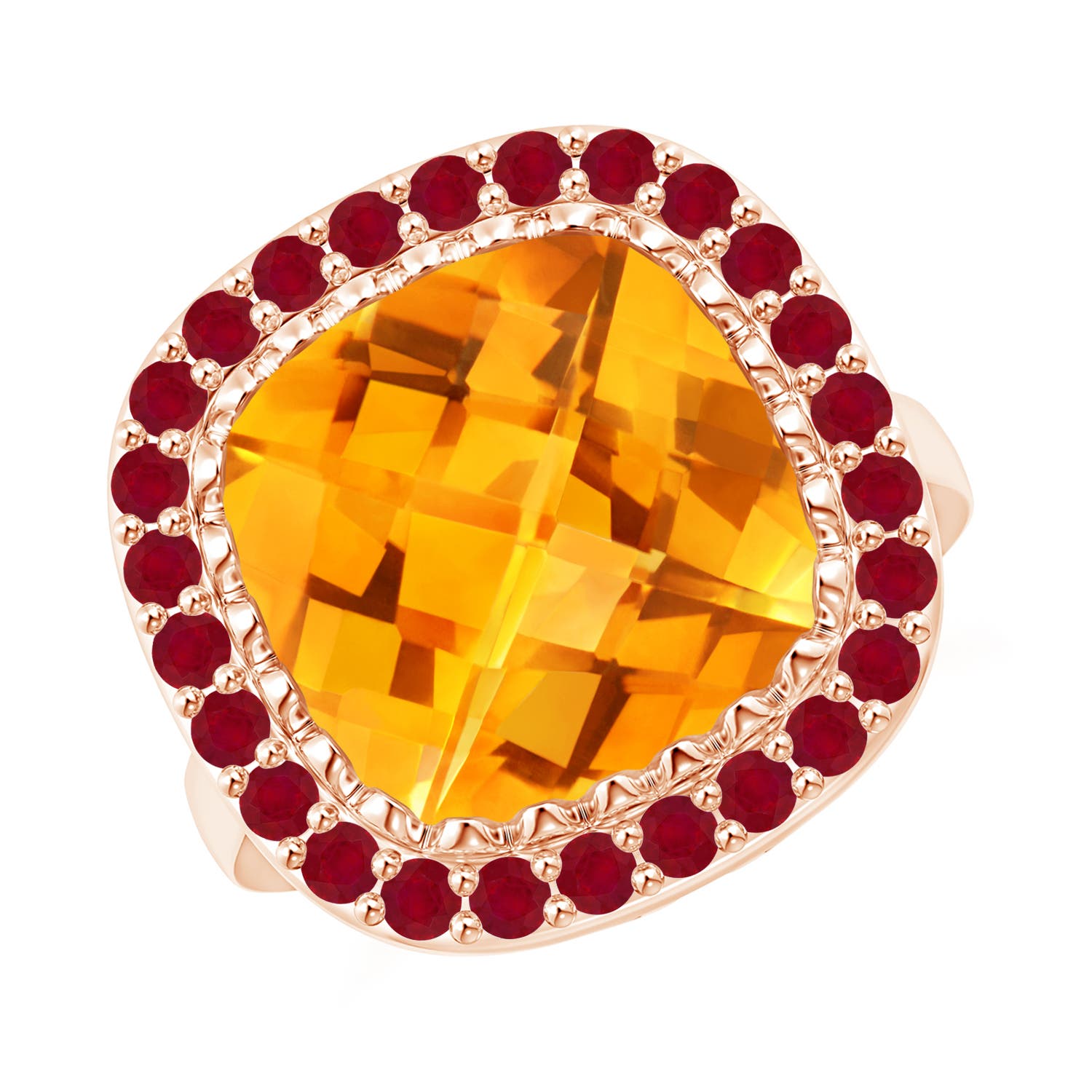 AA - Citrine / 7.19 CT / 14 KT Rose Gold