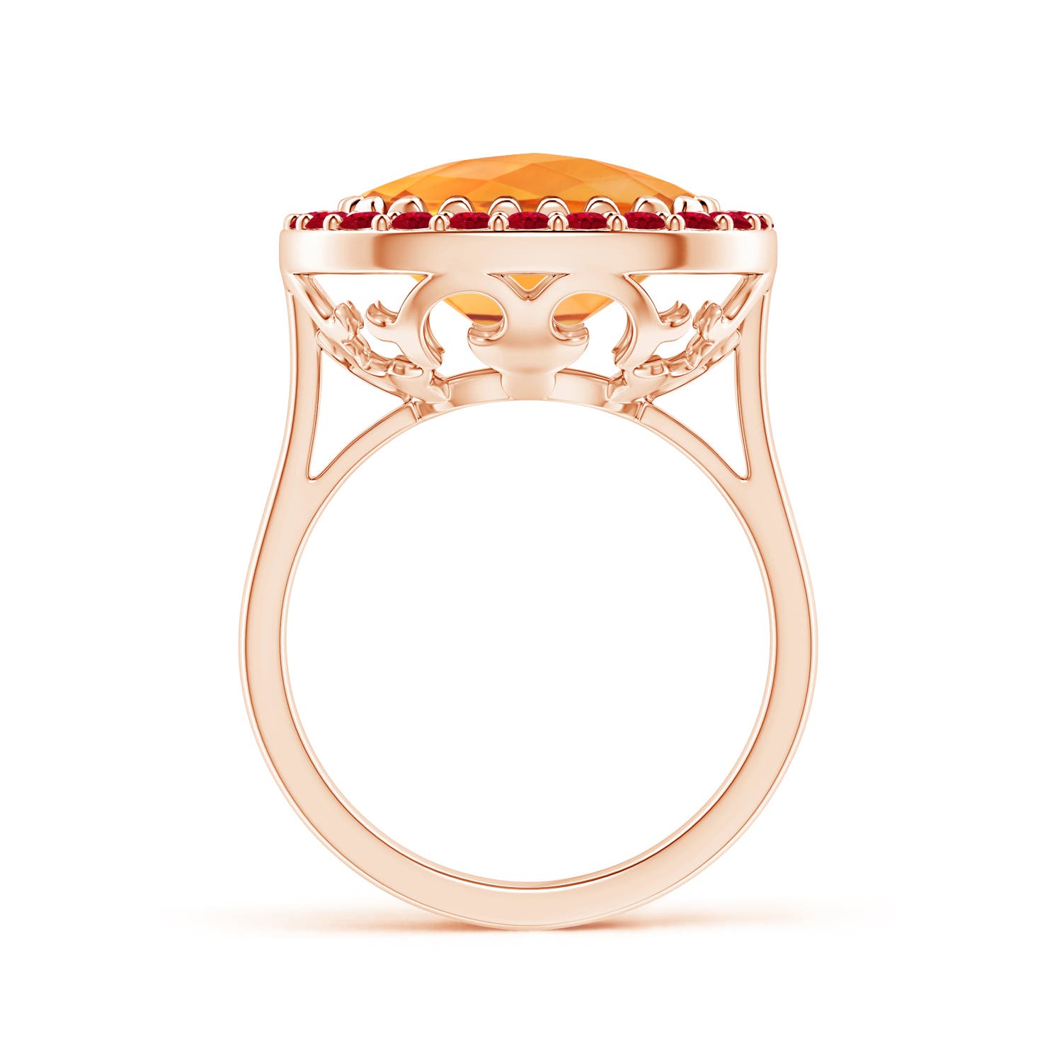 AAA - Citrine / 7.19 CT / 14 KT Rose Gold