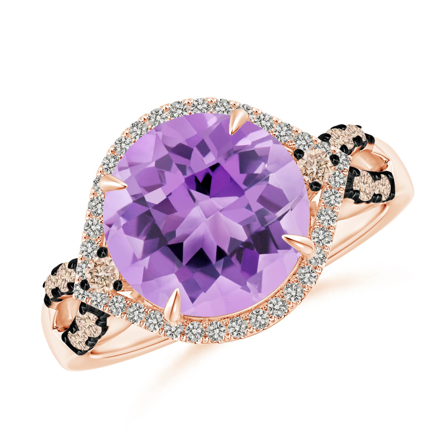 A - Amethyst / 4.05 CT / 14 KT Rose Gold