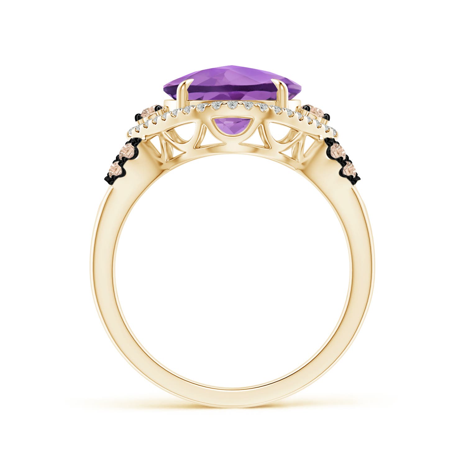 A - Amethyst / 4.05 CT / 14 KT Yellow Gold