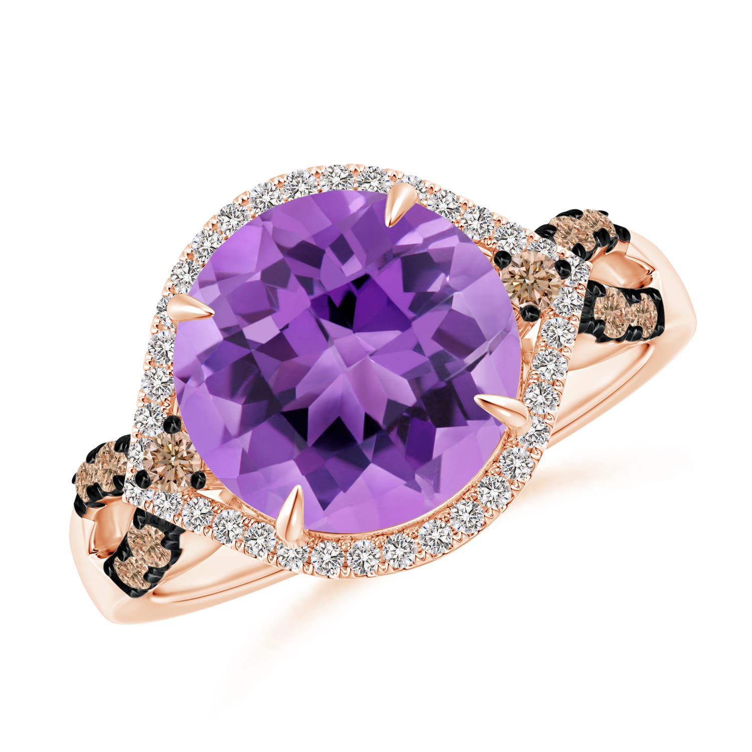 AA - Amethyst / 4.05 CT / 14 KT Rose Gold