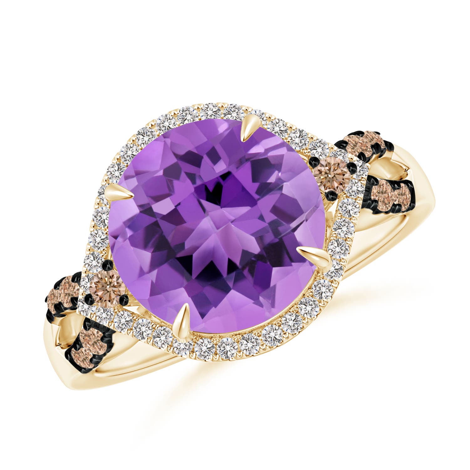 AA - Amethyst / 4.05 CT / 14 KT Yellow Gold