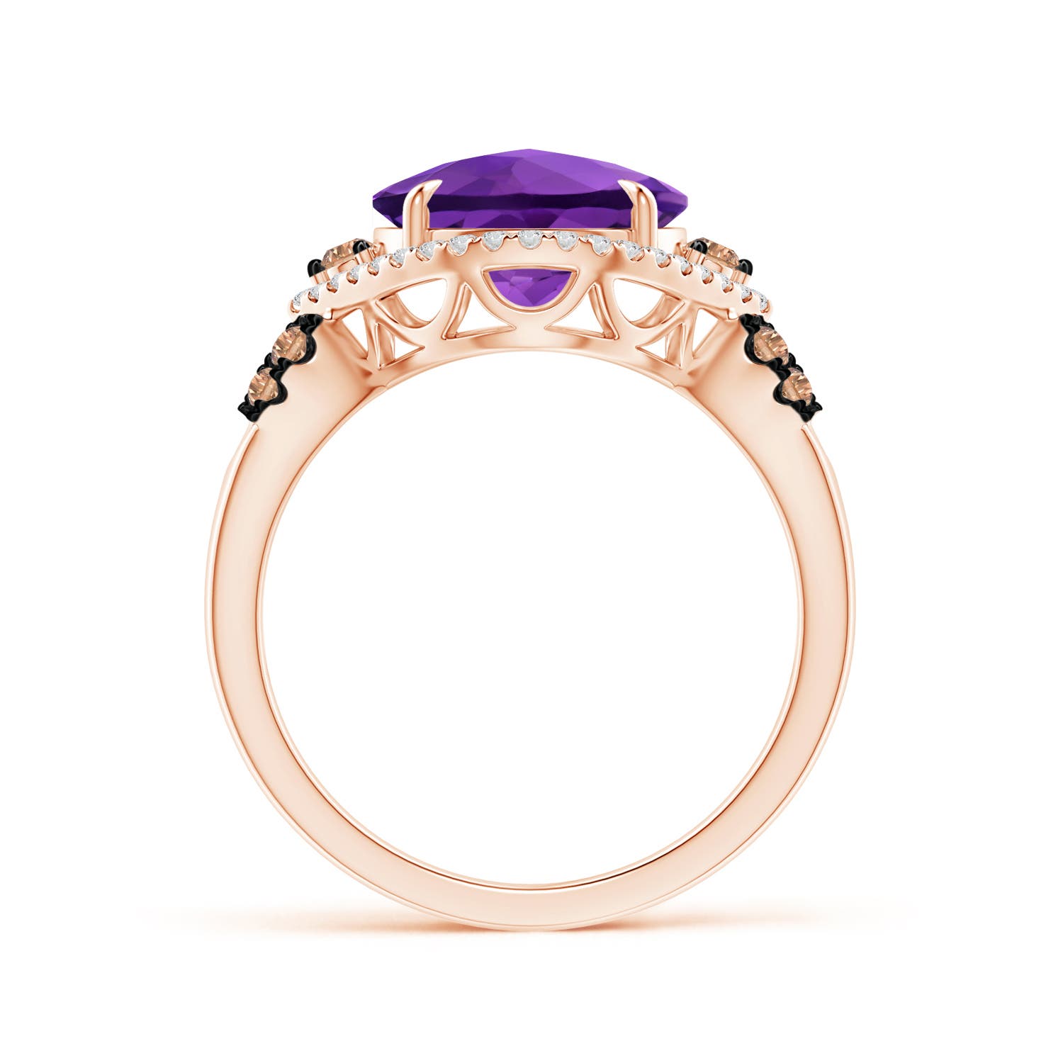 AAA - Amethyst / 4.05 CT / 14 KT Rose Gold