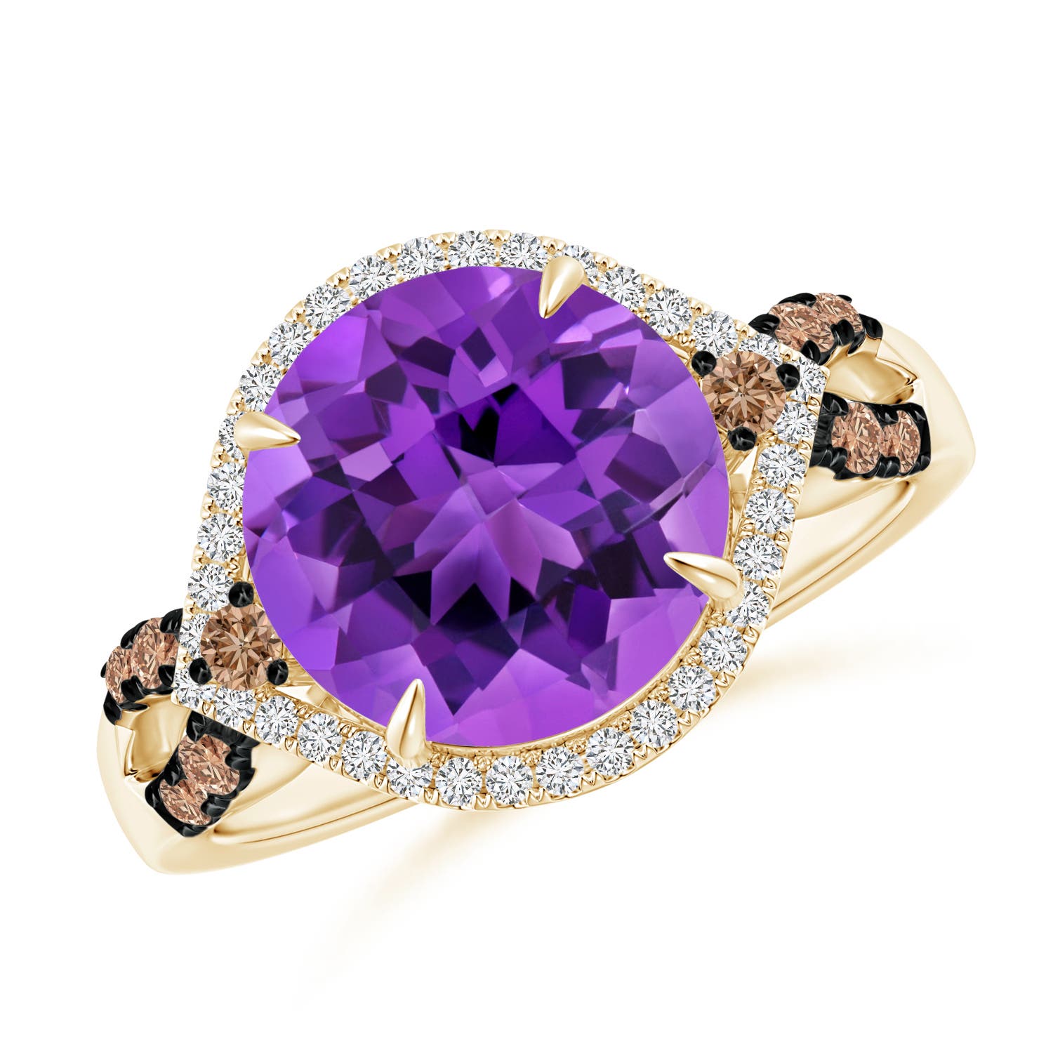 AAA - Amethyst / 4.05 CT / 14 KT Yellow Gold