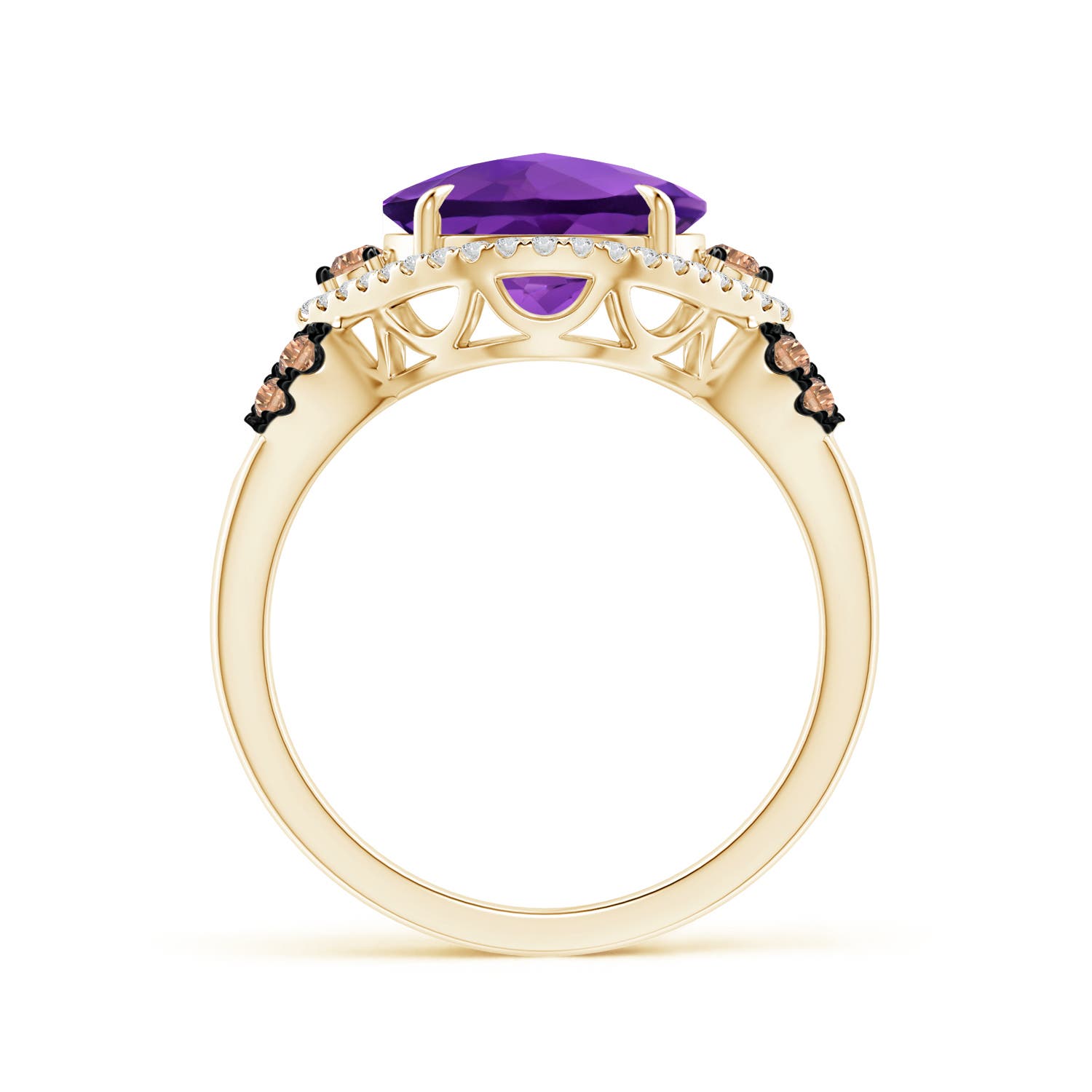 AAA - Amethyst / 4.05 CT / 14 KT Yellow Gold