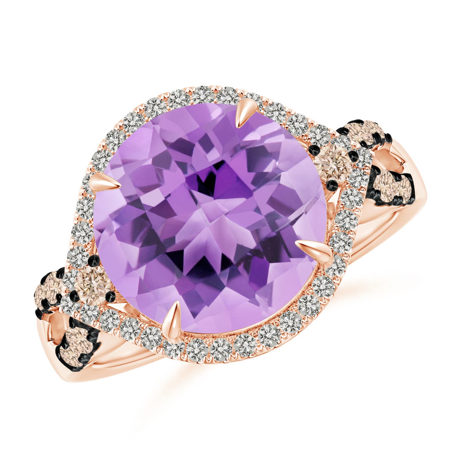 A - Amethyst / 4.64 CT / 14 KT Rose Gold