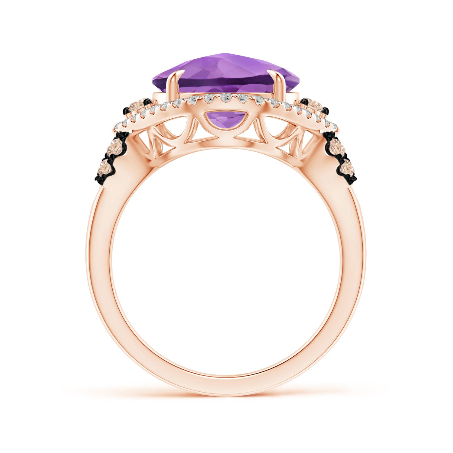 A - Amethyst / 4.64 CT / 14 KT Rose Gold