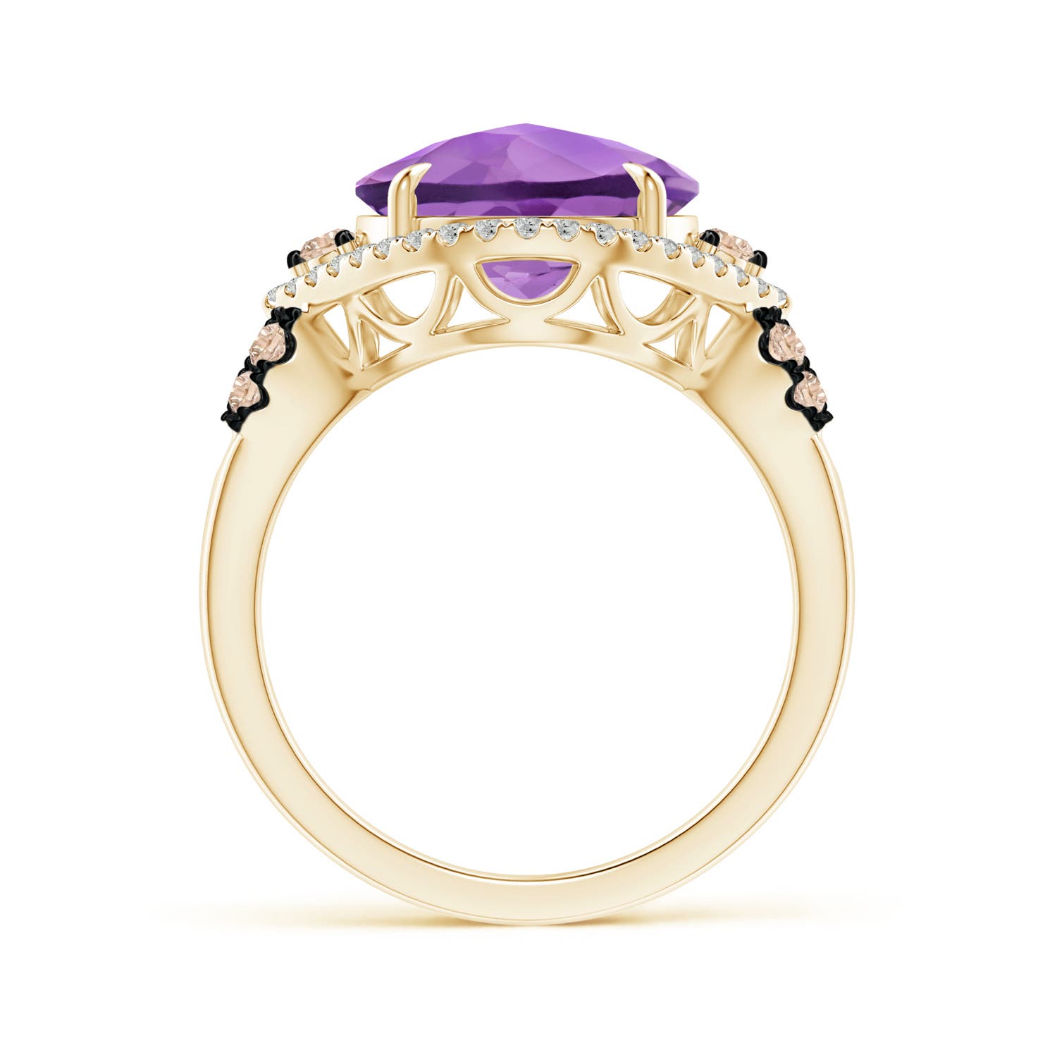 A - Amethyst / 4.64 CT / 14 KT Yellow Gold