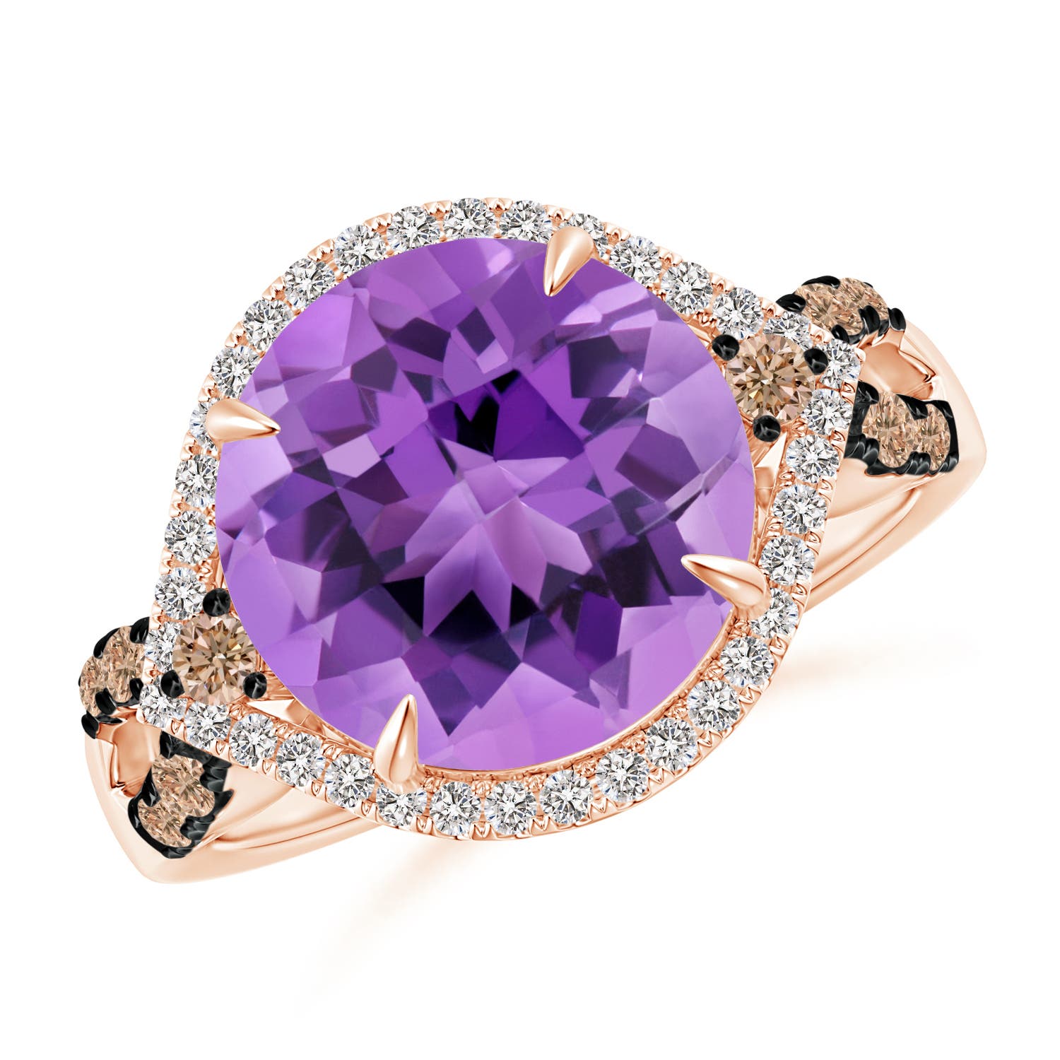 AA - Amethyst / 4.64 CT / 14 KT Rose Gold