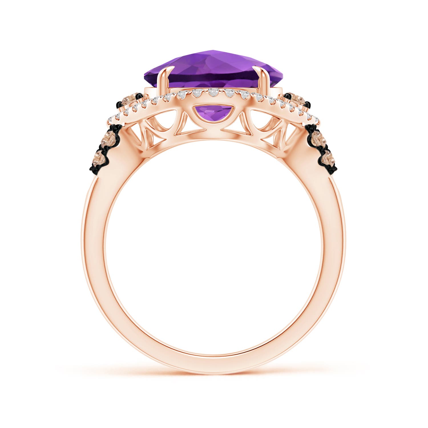 AA - Amethyst / 4.64 CT / 14 KT Rose Gold