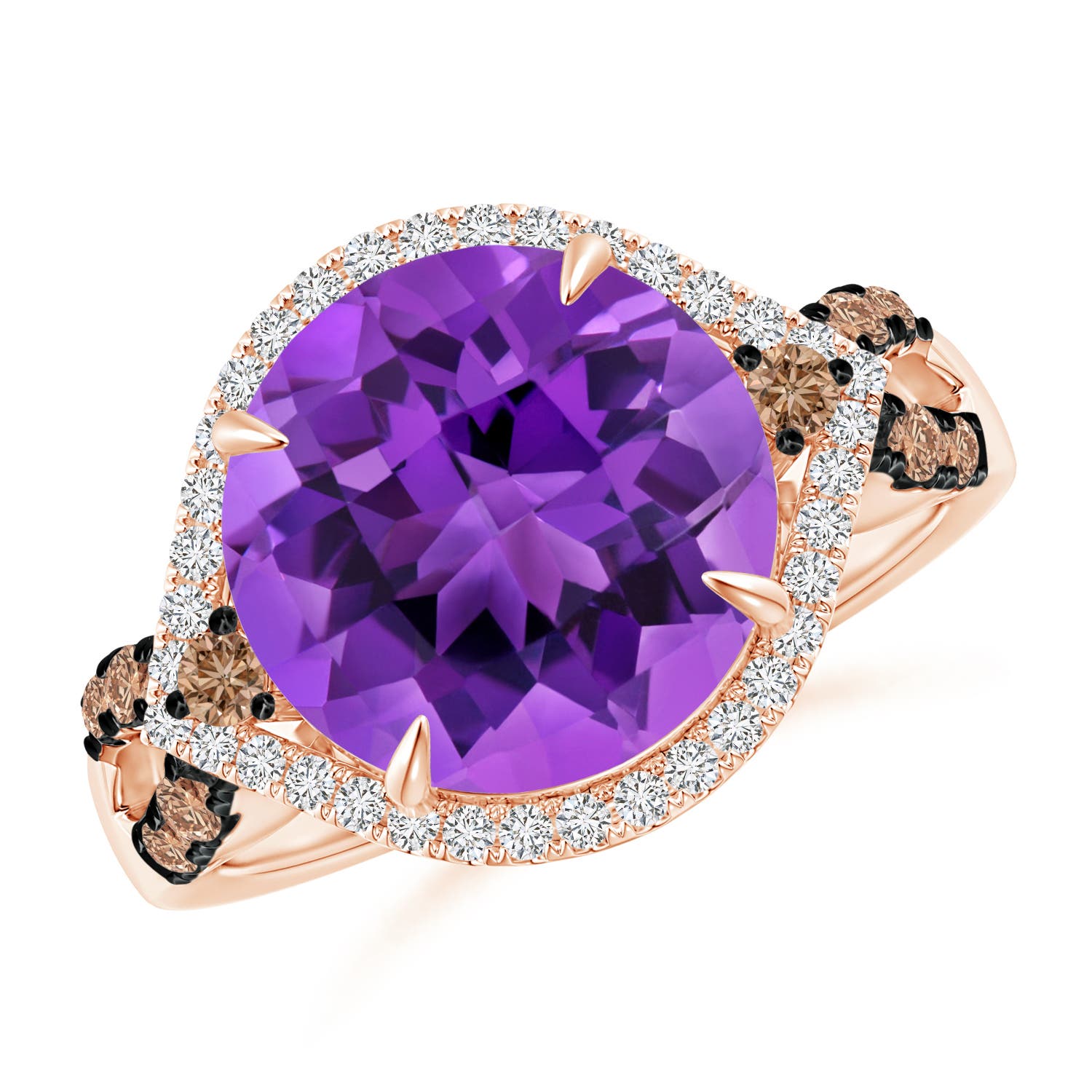 AAA - Amethyst / 4.64 CT / 14 KT Rose Gold