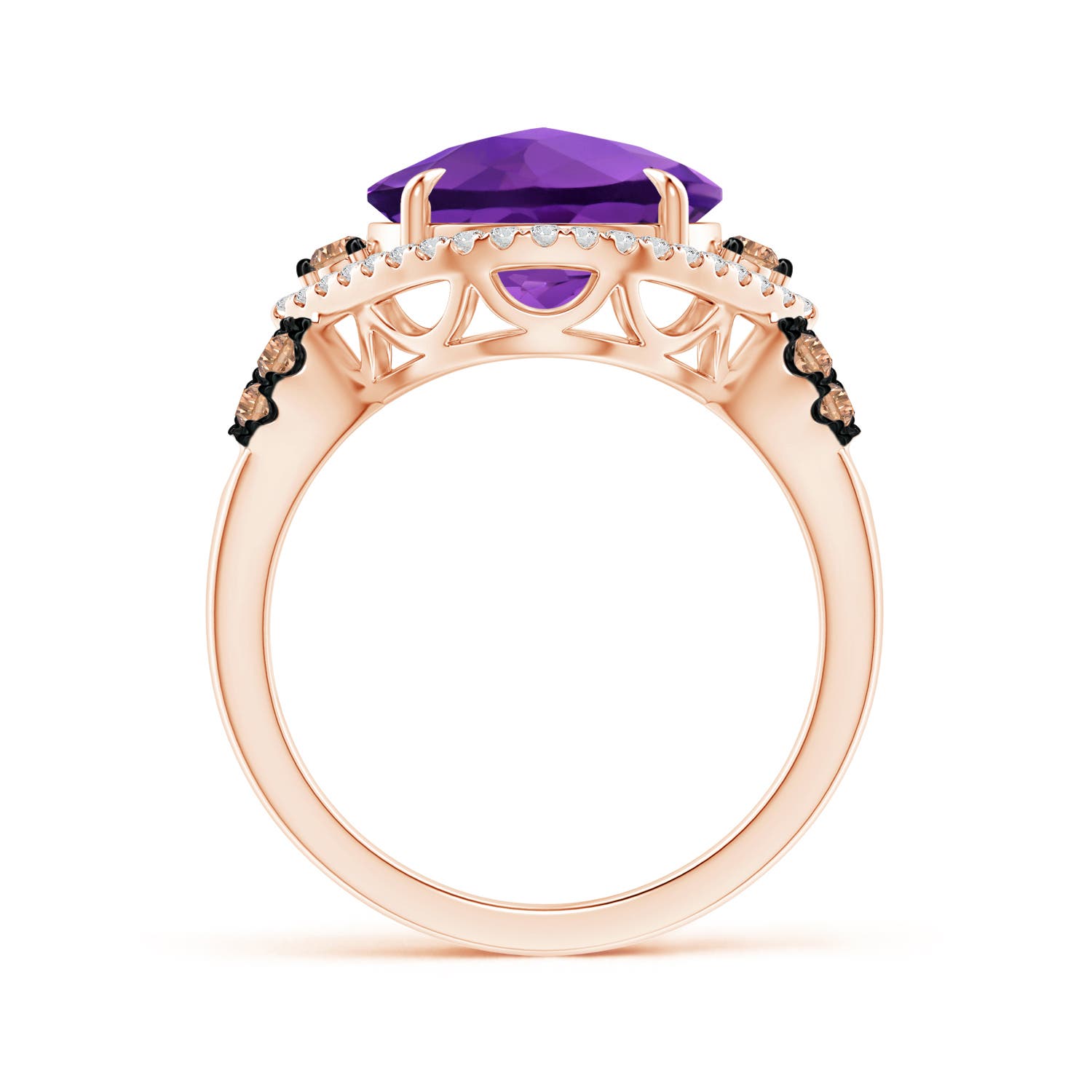 AAA - Amethyst / 4.64 CT / 14 KT Rose Gold