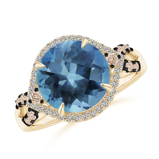Round A London Blue Topaz