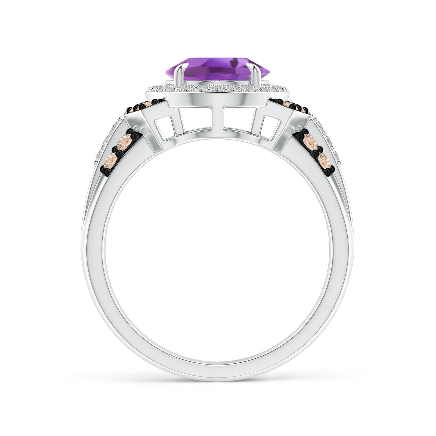 A - Amethyst / 2.81 CT / 14 KT White Gold