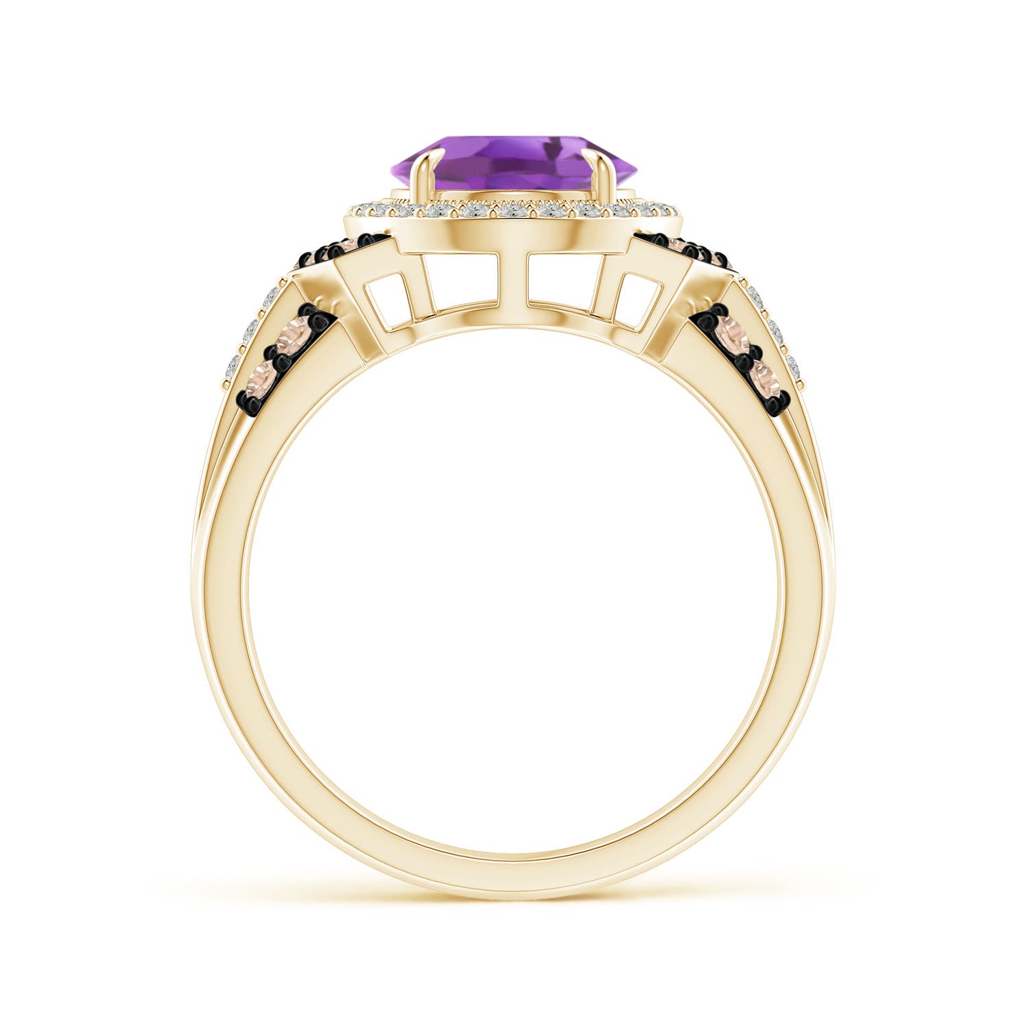 A - Amethyst / 2.81 CT / 14 KT Yellow Gold