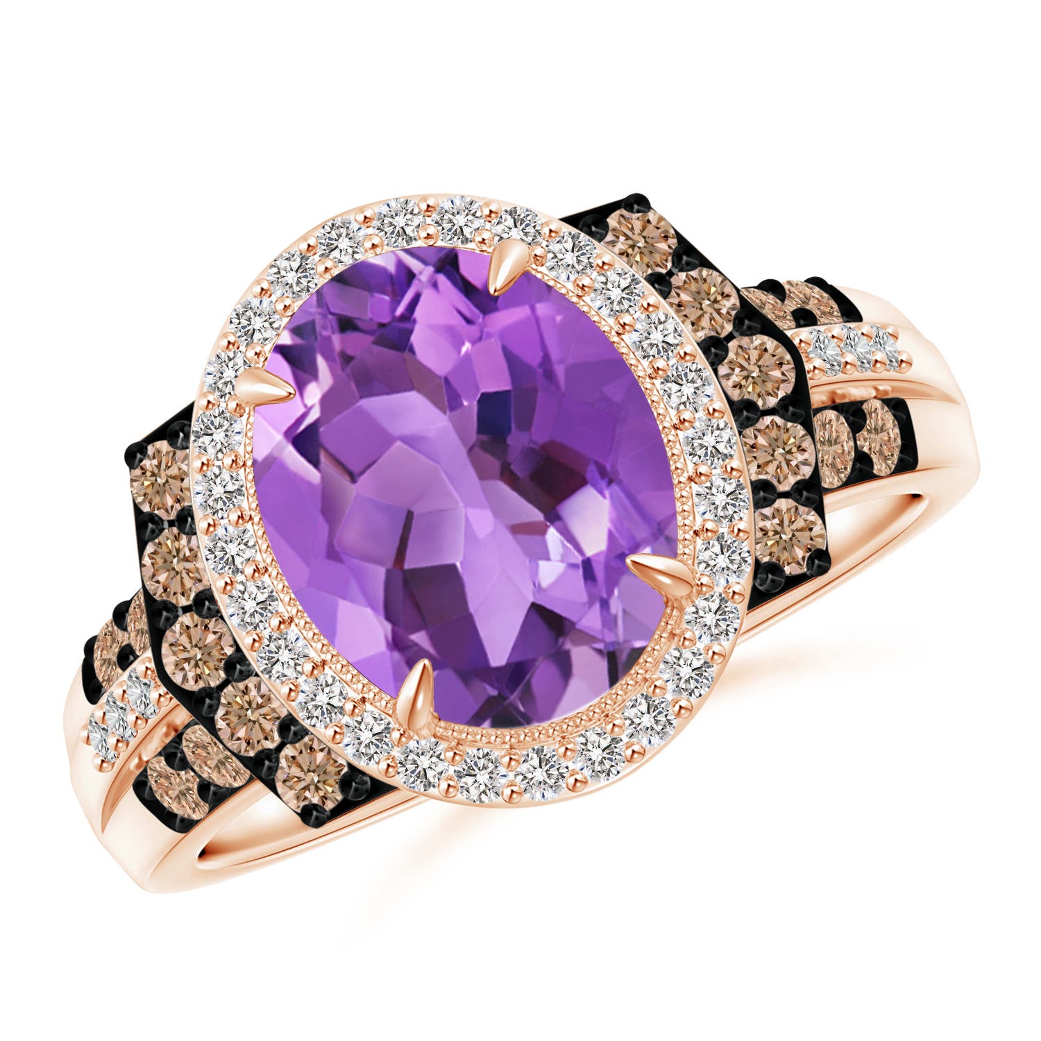 AA - Amethyst / 2.81 CT / 14 KT Rose Gold