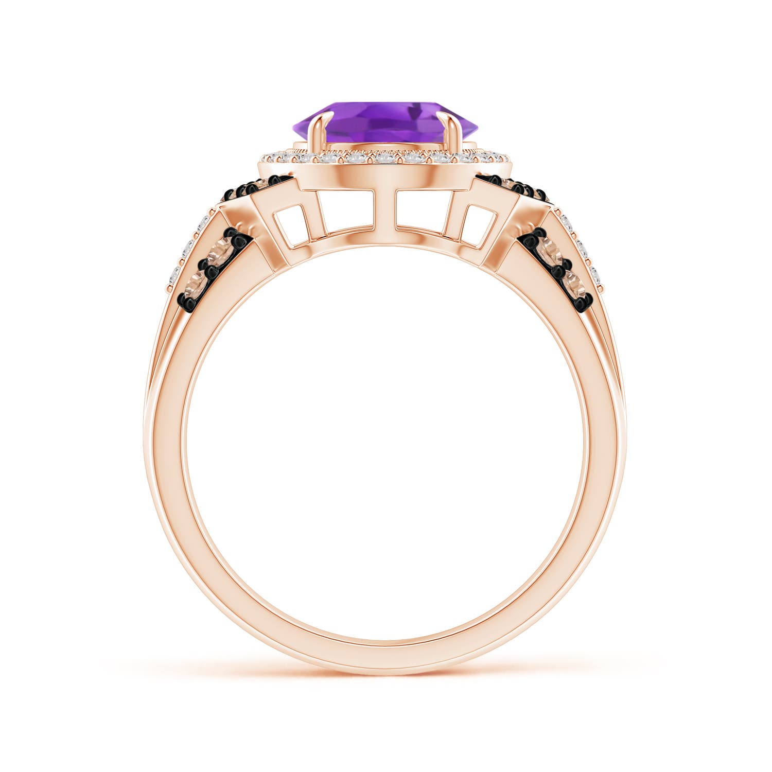 AA - Amethyst / 2.81 CT / 14 KT Rose Gold