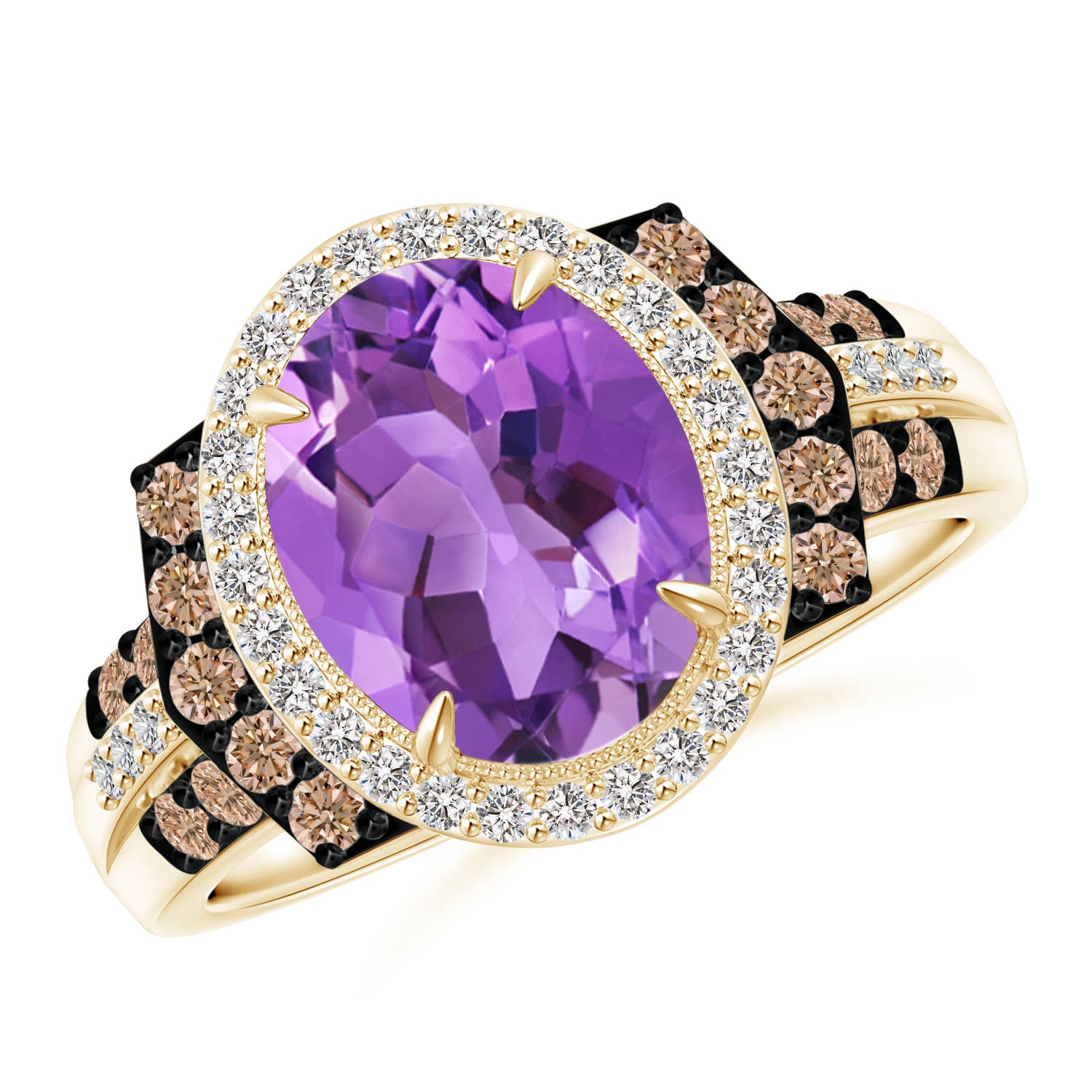 AA - Amethyst / 2.81 CT / 14 KT Yellow Gold