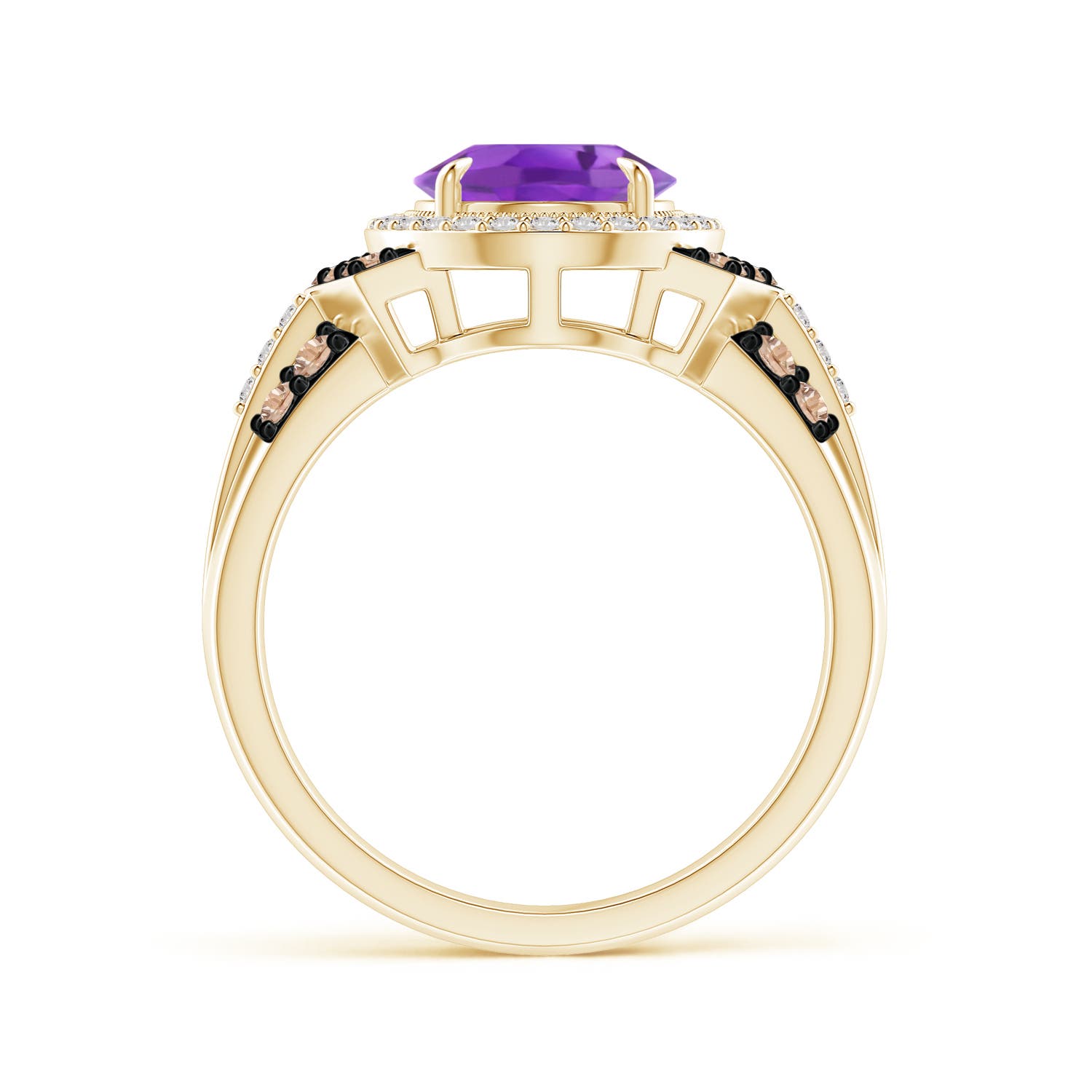 AA - Amethyst / 2.81 CT / 14 KT Yellow Gold