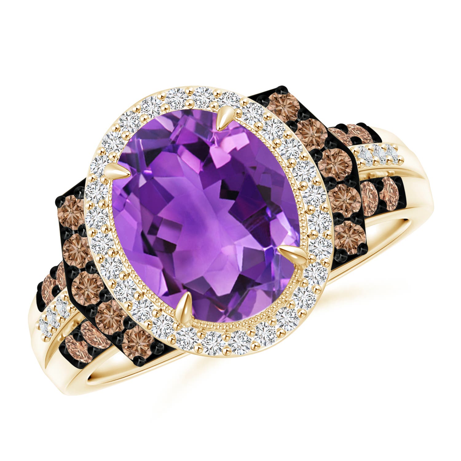 AAA - Amethyst / 2.81 CT / 14 KT Yellow Gold